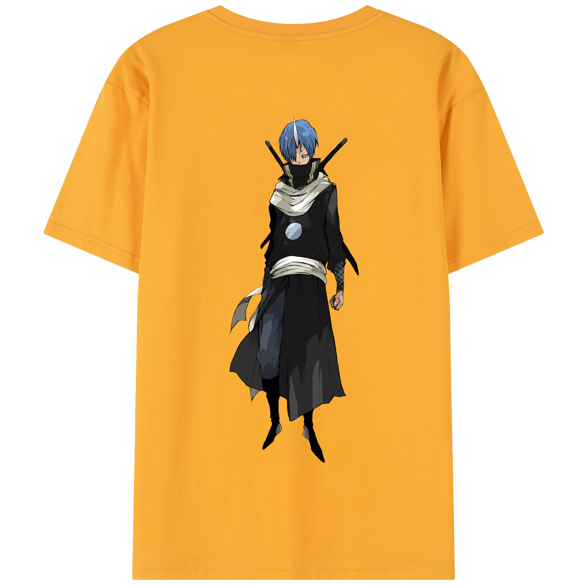 （画像用） 転スラ Regarding Reincarnated to Slime 綿100％半袖Tシャツ（背面プリント）