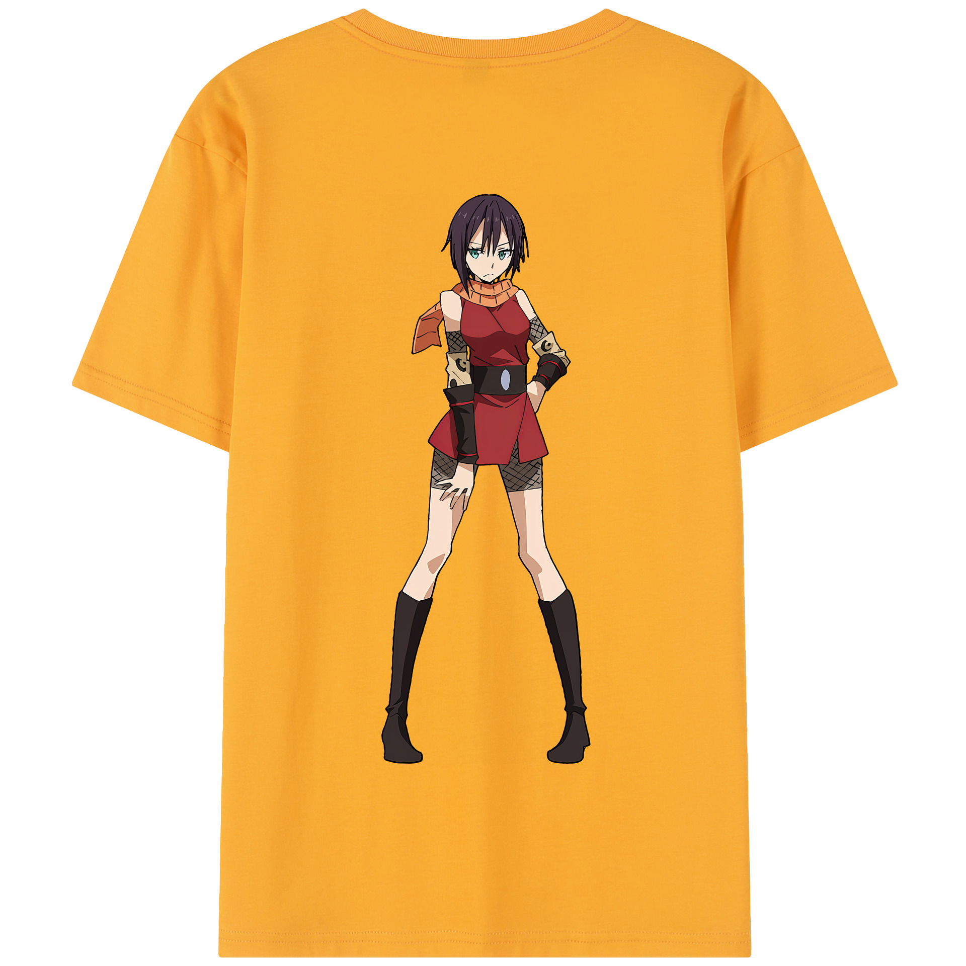 （画像用） 転スラ Regarding Reincarnated to Slime 綿100％半袖Tシャツ（背面プリント）