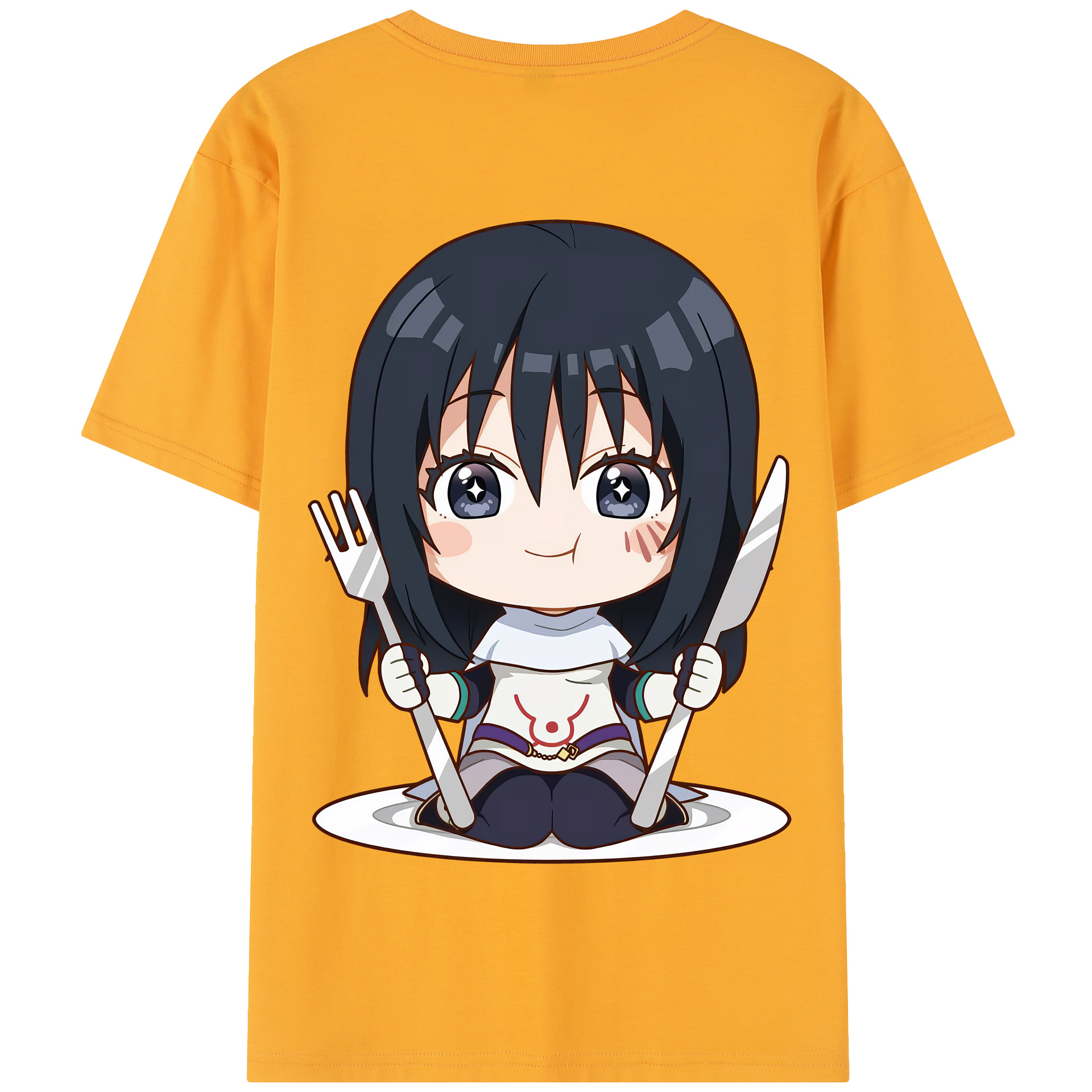 （画像用） 転スラ Regarding Reincarnated to Slime 綿100％半袖Tシャツ（背面プリント）
