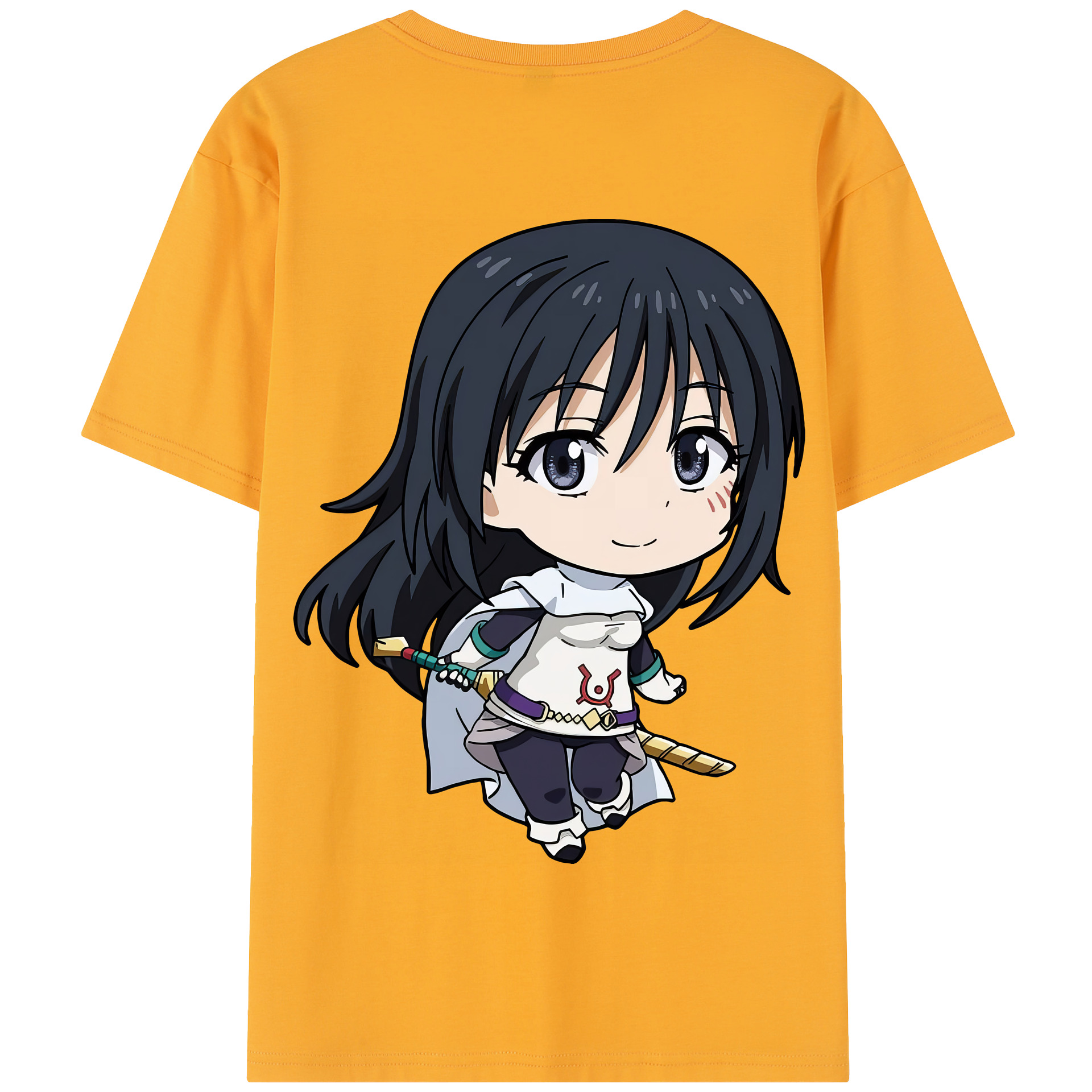 （画像用） 転スラ Regarding Reincarnated to Slime 綿100％半袖Tシャツ（背面プリント）