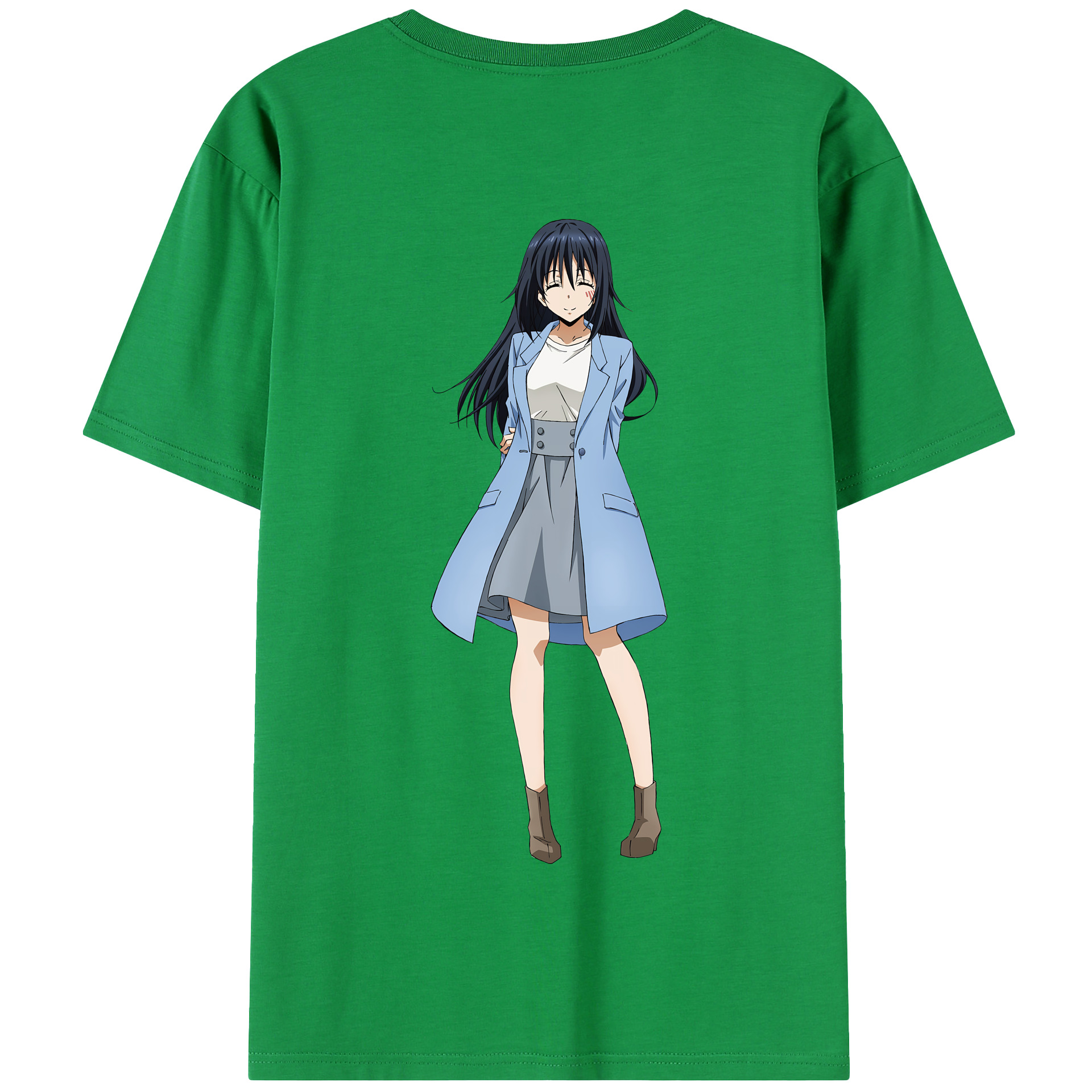 （画像用） 転スラ Regarding Reincarnated to Slime 綿100％半袖Tシャツ（背面プリント）