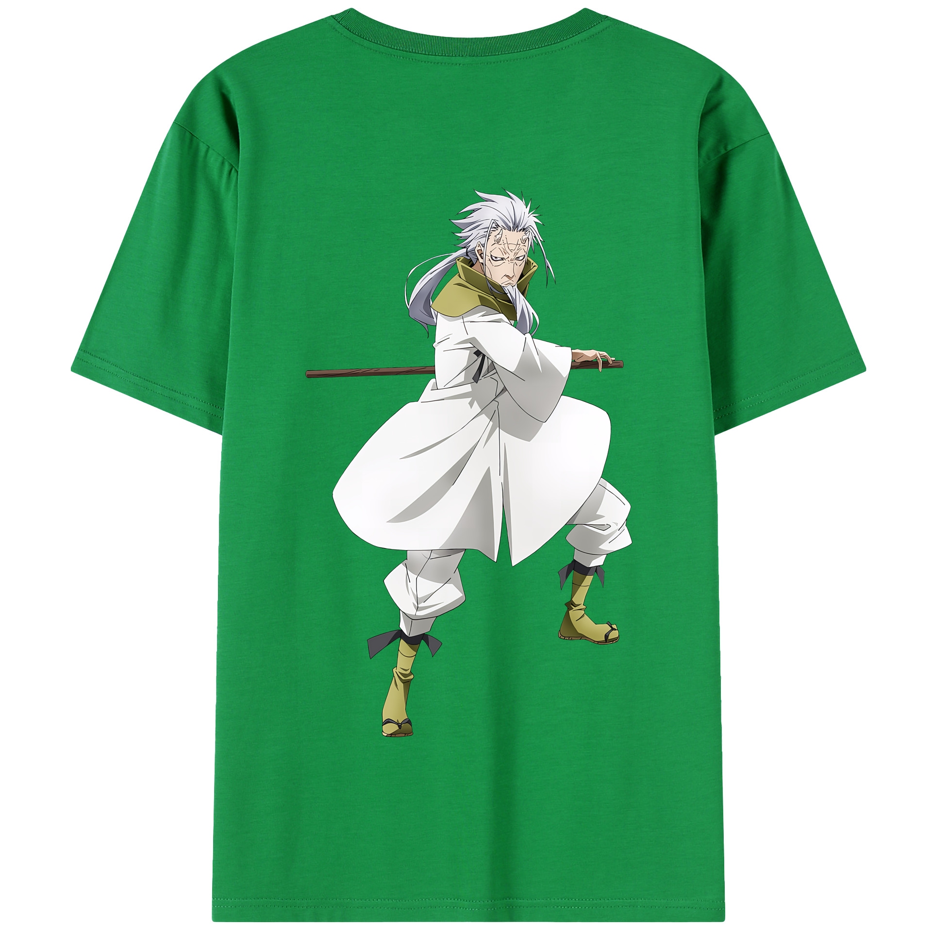 （画像用） 転スラ Regarding Reincarnated to Slime 綿100％半袖Tシャツ（背面プリント）
