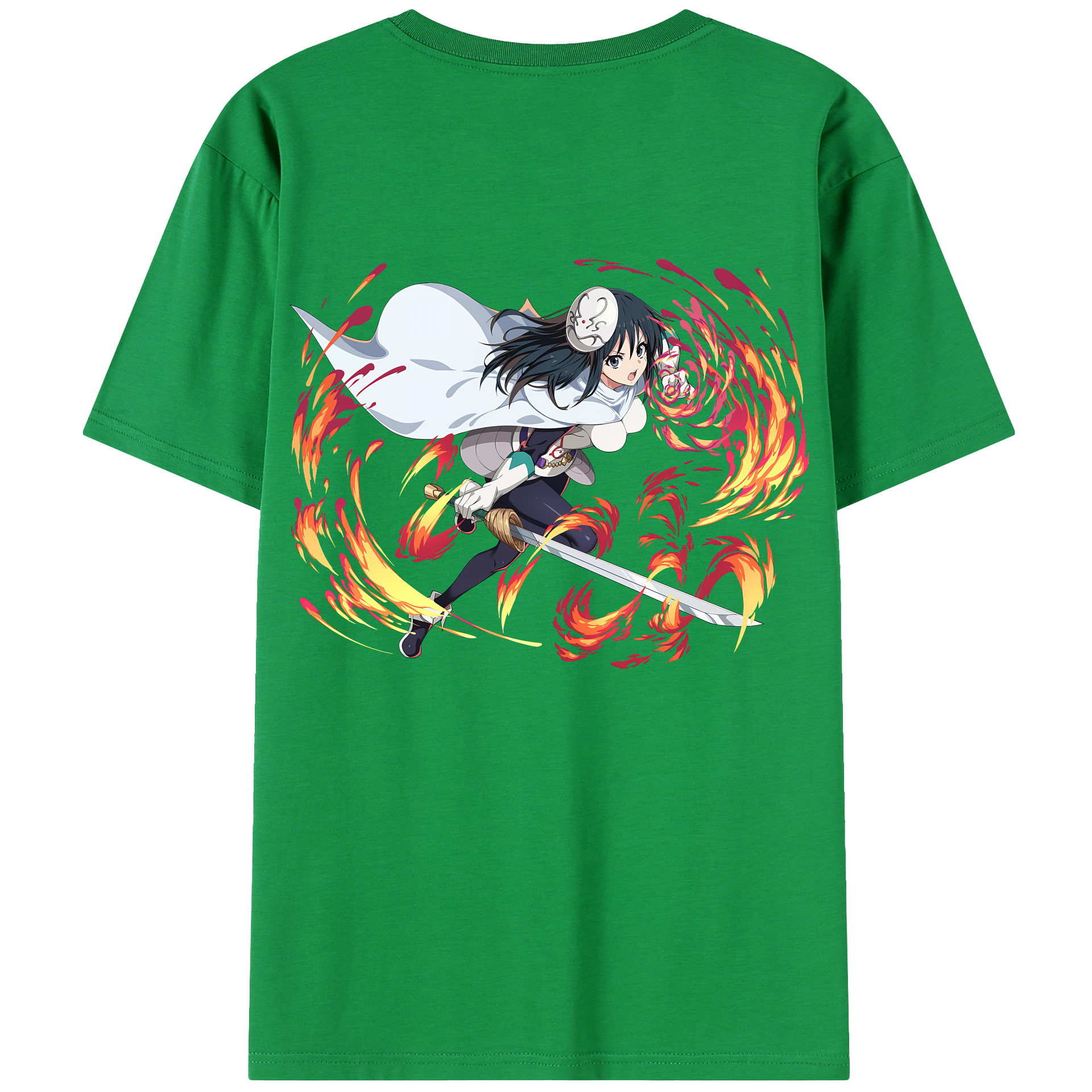 （画像用） 転スラ Regarding Reincarnated to Slime 綿100％半袖Tシャツ（背面プリント）