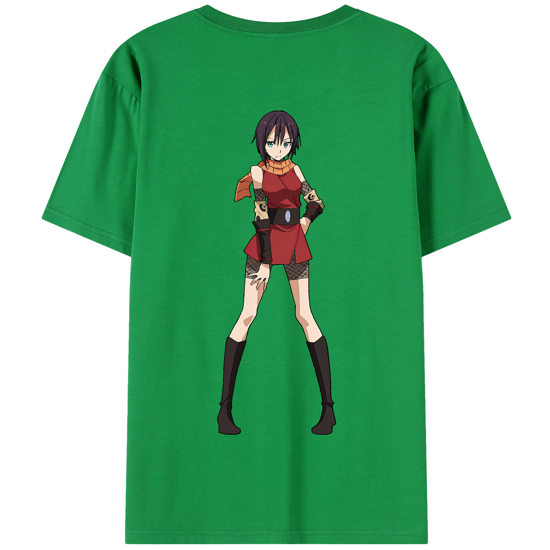 （画像用） 転スラ Regarding Reincarnated to Slime 綿100％半袖Tシャツ（背面プリント）