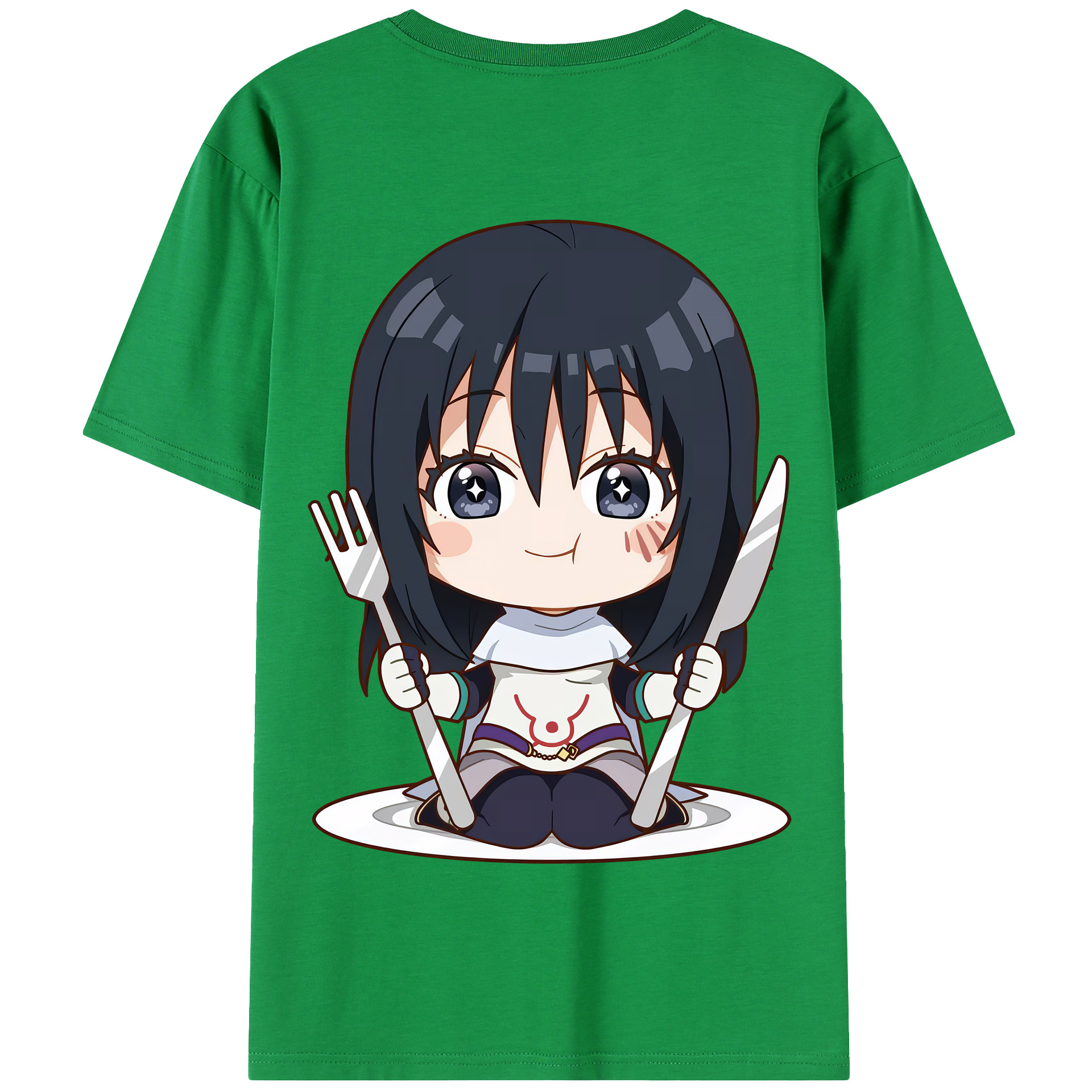 （画像用） 転スラ Regarding Reincarnated to Slime 綿100％半袖Tシャツ（背面プリント）