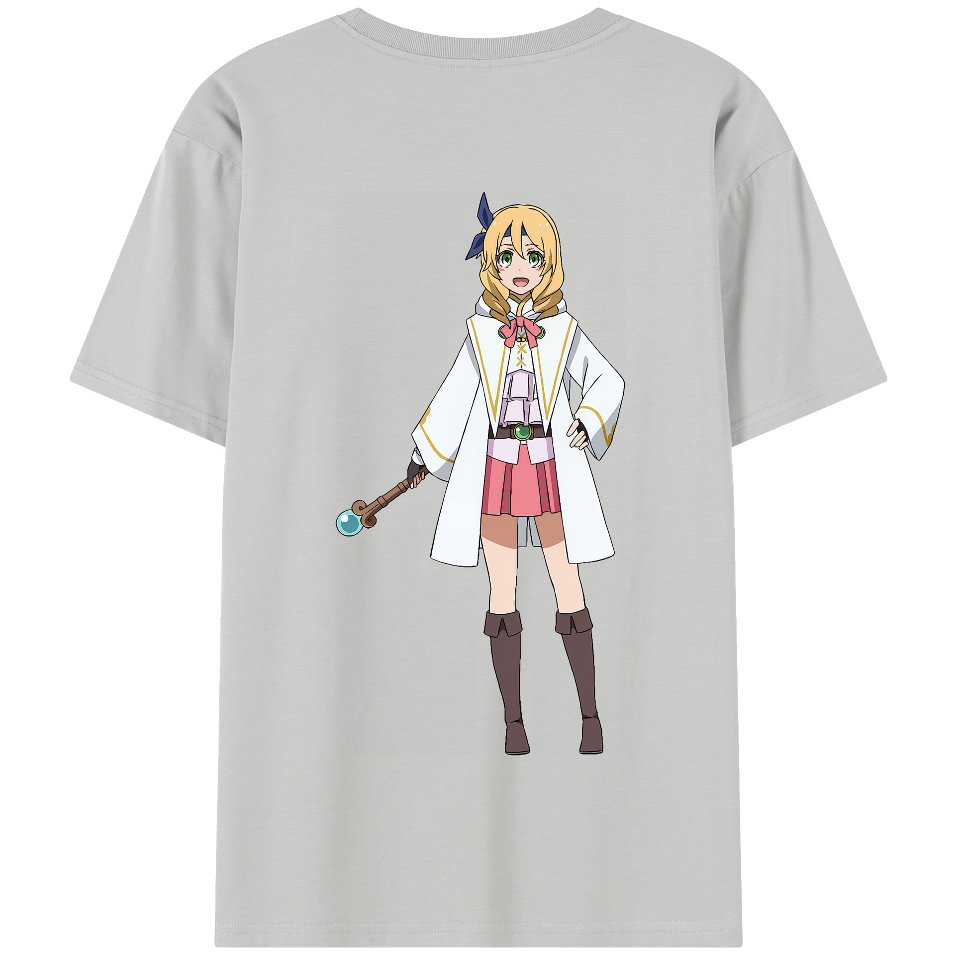 （画像用） 転スラ Regarding Reincarnated to Slime 綿100％半袖Tシャツ（背面プリント）