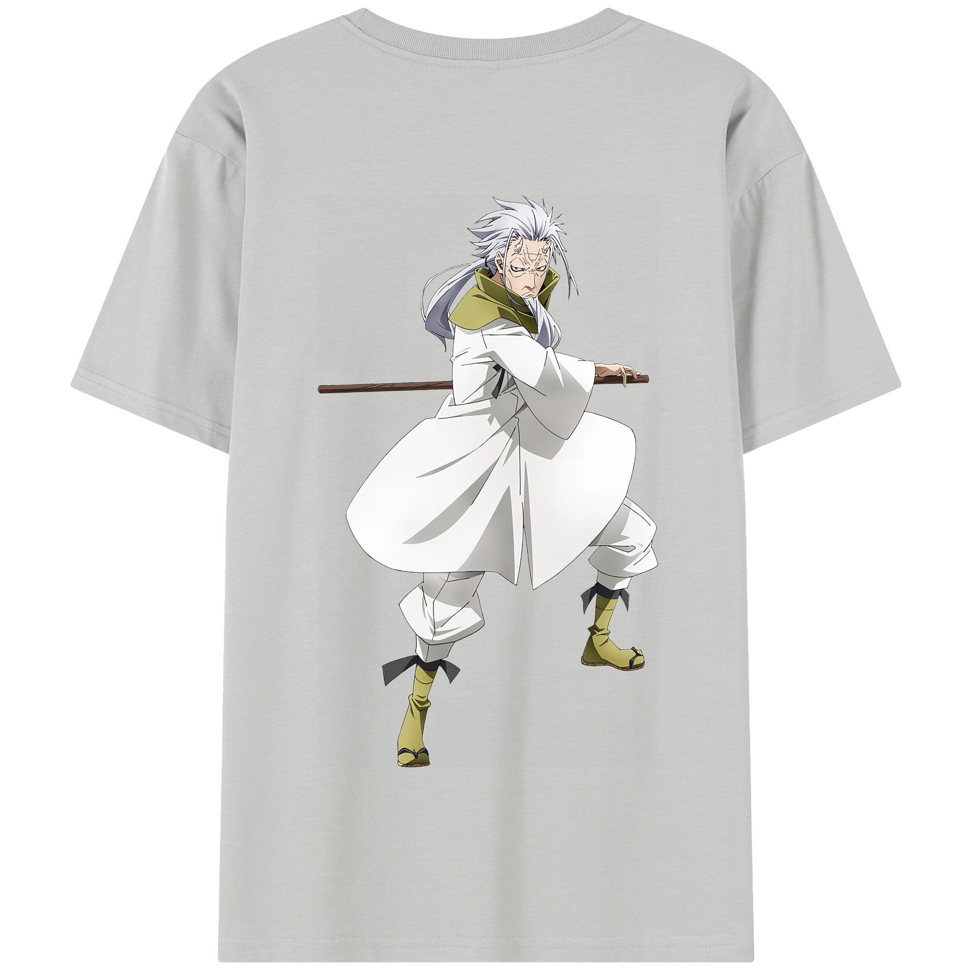 （画像用） 転スラ Regarding Reincarnated to Slime 綿100％半袖Tシャツ（背面プリント）