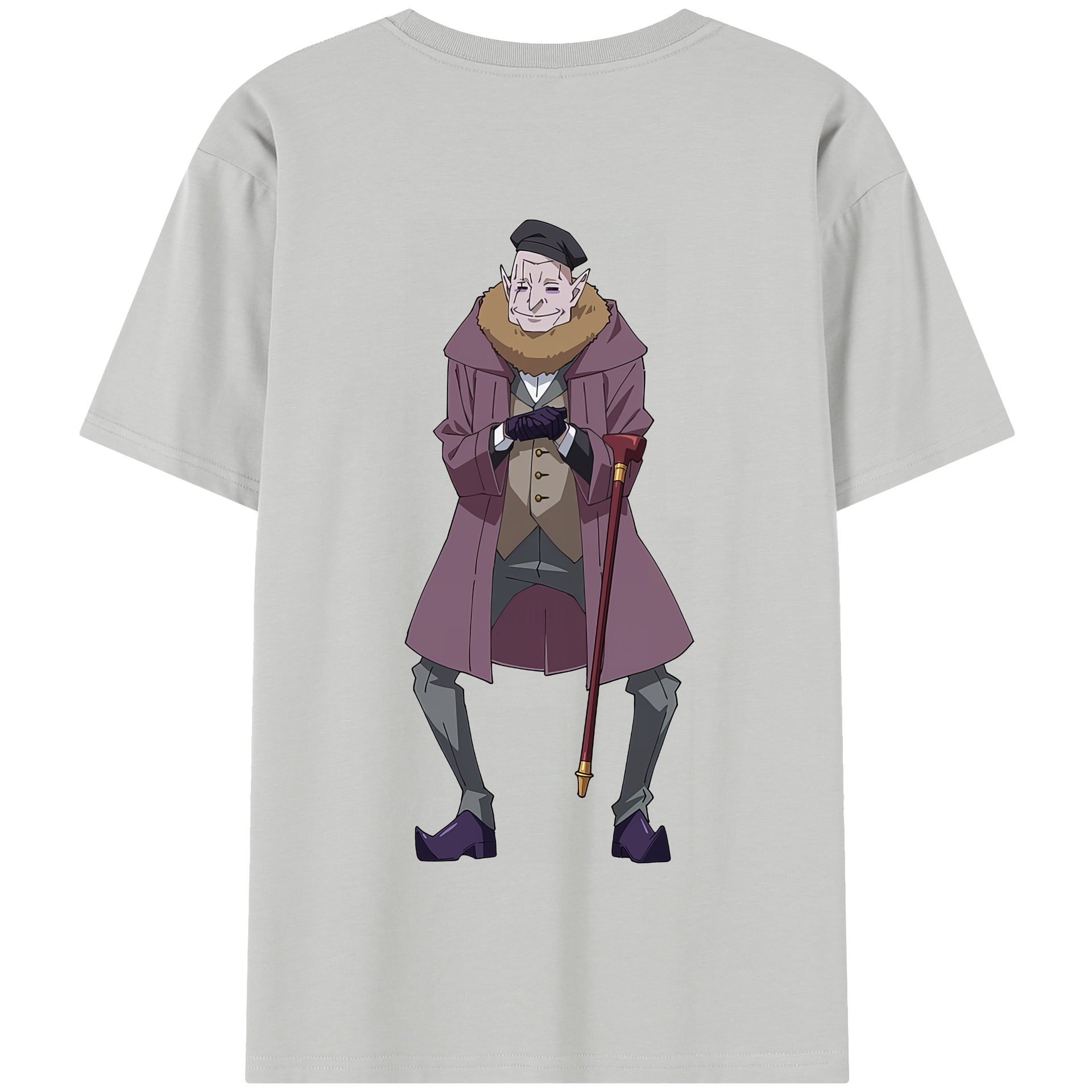 （画像用） 転スラ Regarding Reincarnated to Slime 綿100％半袖Tシャツ（背面プリント）