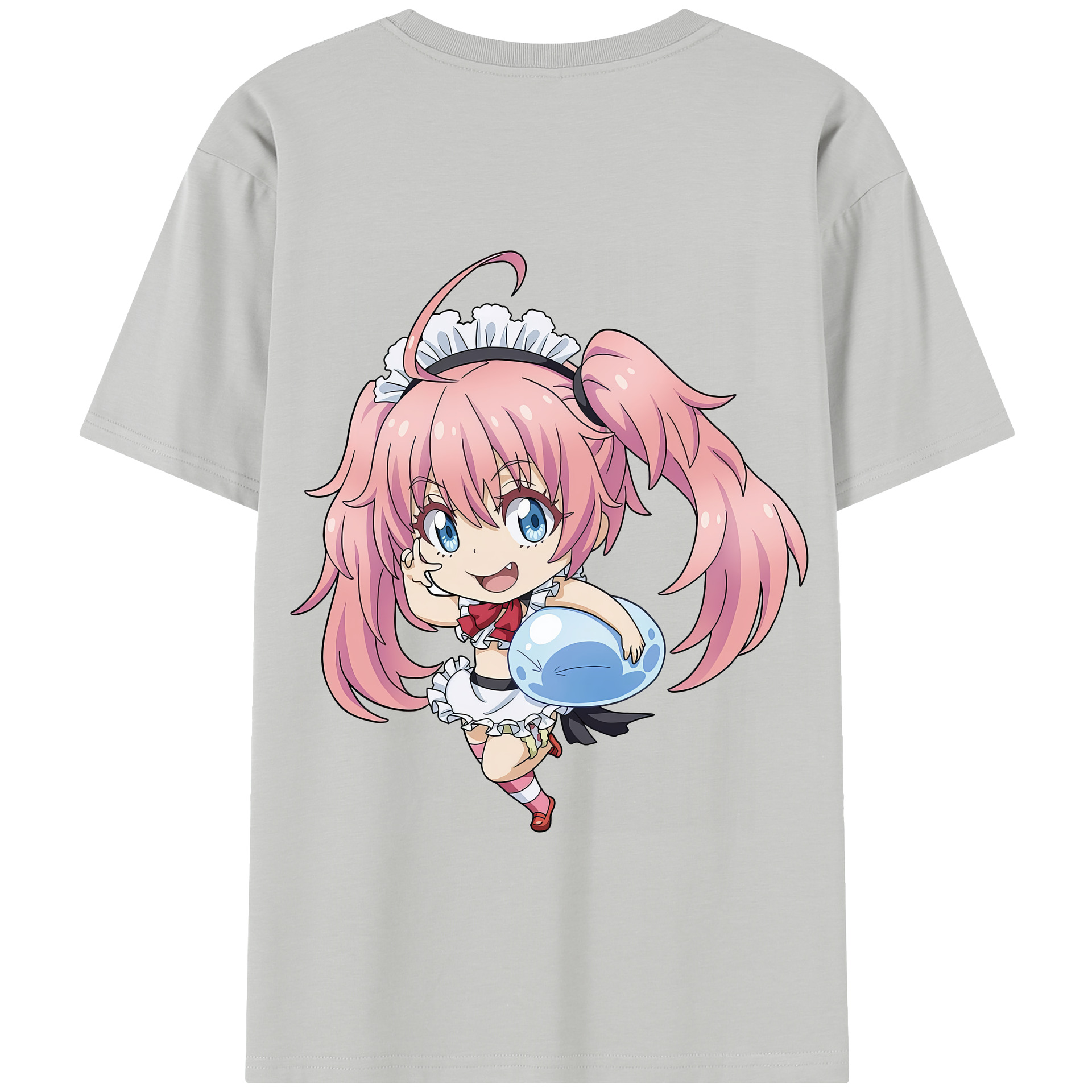 （画像用） 転スラ Regarding Reincarnated to Slime 綿100％半袖Tシャツ（背面プリント）