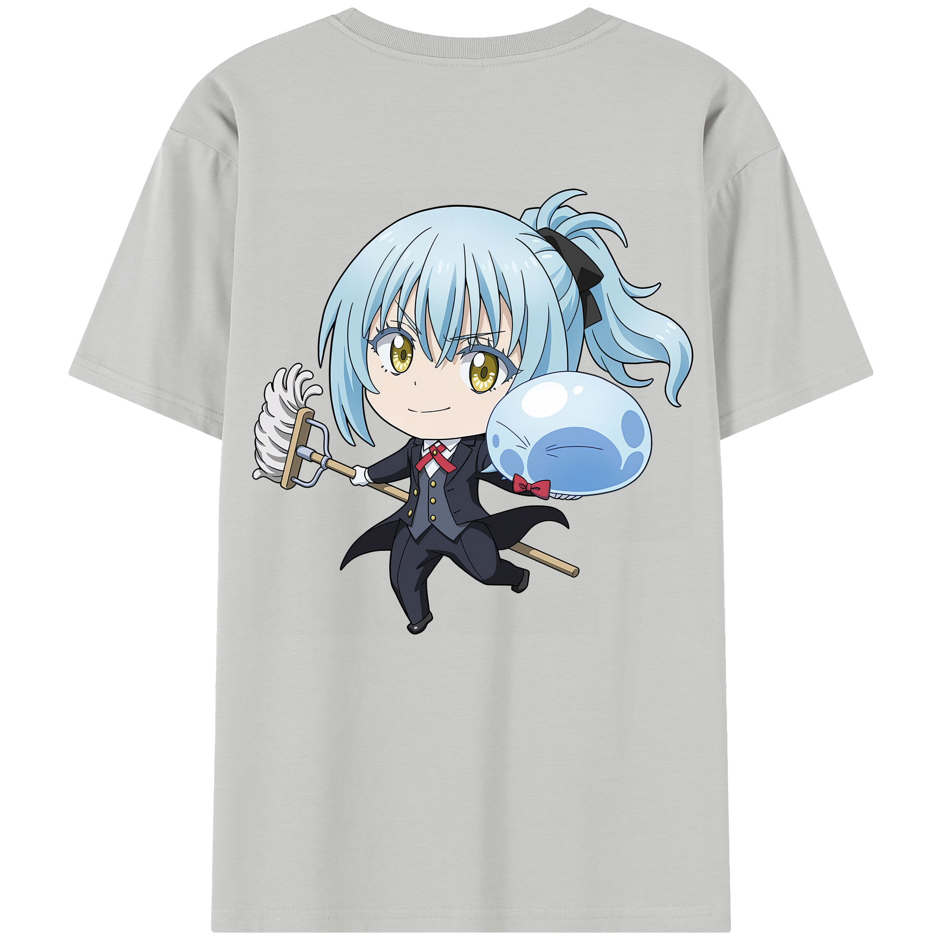 （画像用） 転スラ Regarding Reincarnated to Slime 綿100％半袖Tシャツ（背面プリント）