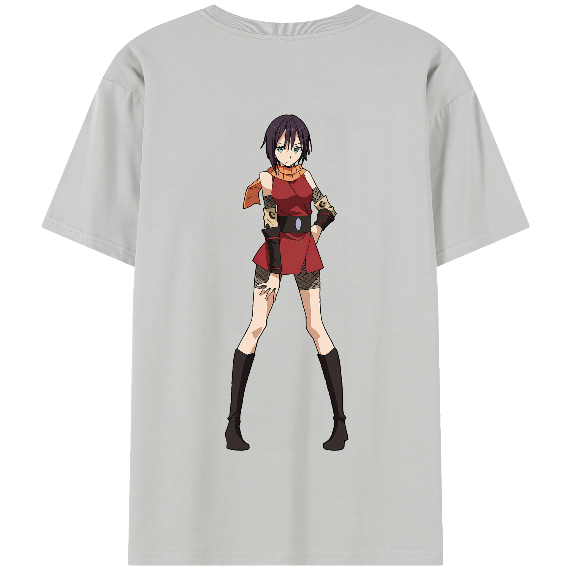 （画像用） 転スラ Regarding Reincarnated to Slime 綿100％半袖Tシャツ（背面プリント）