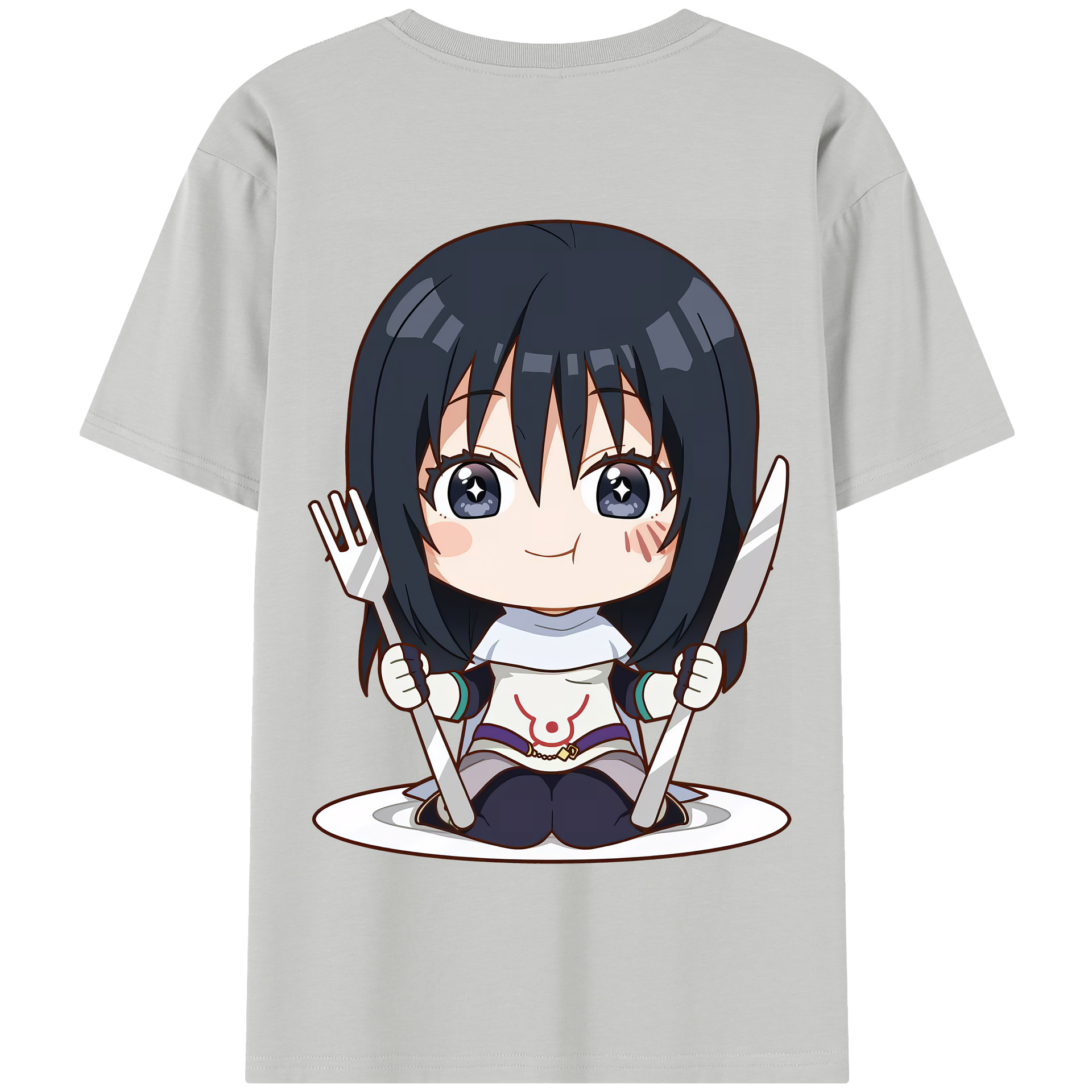 （画像用） 転スラ Regarding Reincarnated to Slime 綿100％半袖Tシャツ（背面プリント）
