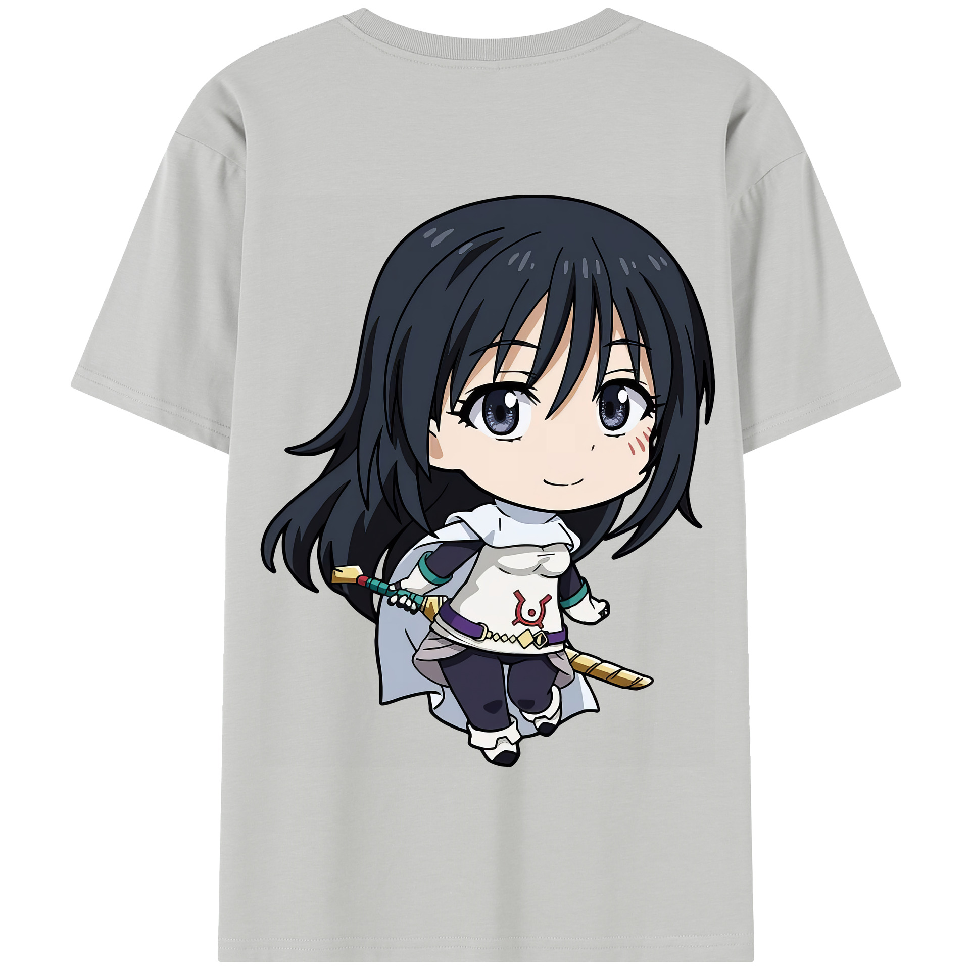 （画像用） 転スラ Regarding Reincarnated to Slime 綿100％半袖Tシャツ（背面プリント）