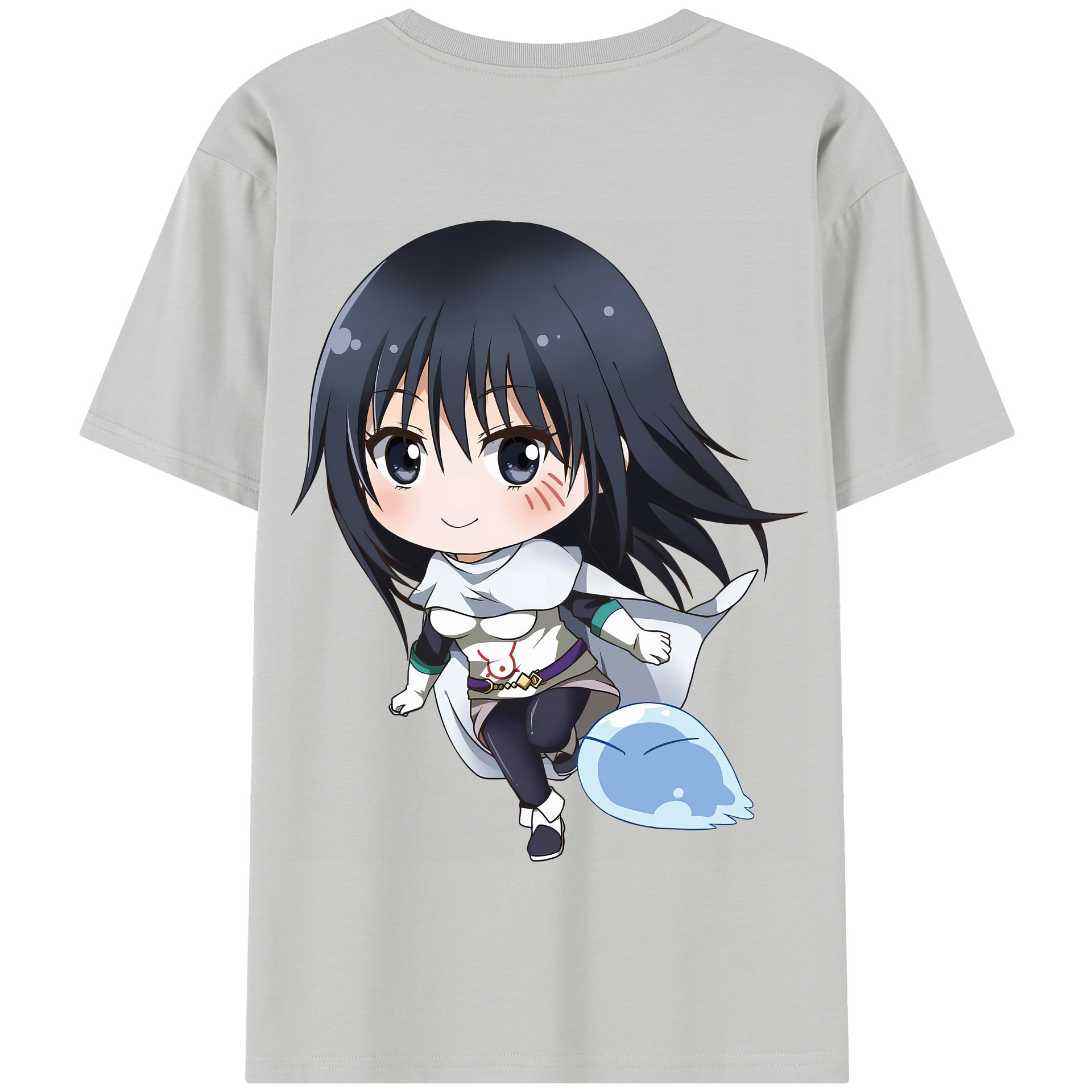 （画像用） 転スラ Regarding Reincarnated to Slime 綿100％半袖Tシャツ（背面プリント）