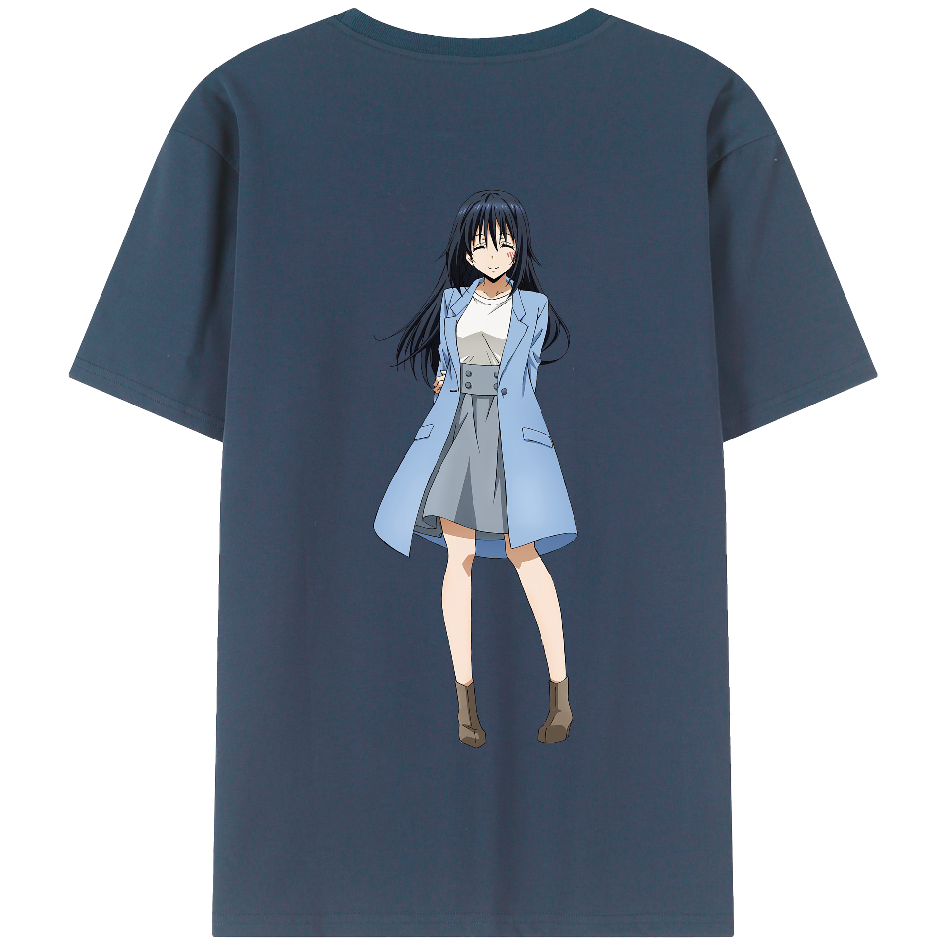 （画像用） 転スラ Regarding Reincarnated to Slime 綿100％半袖Tシャツ（背面プリント）