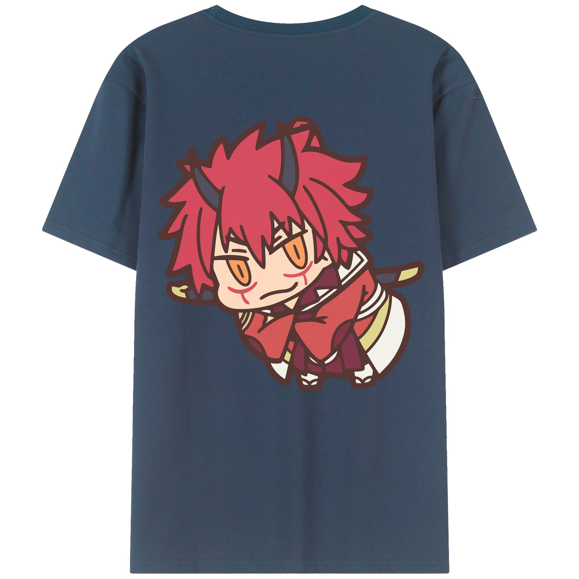 （画像用） 転スラ Regarding Reincarnated to Slime 綿100％半袖Tシャツ（背面プリント）