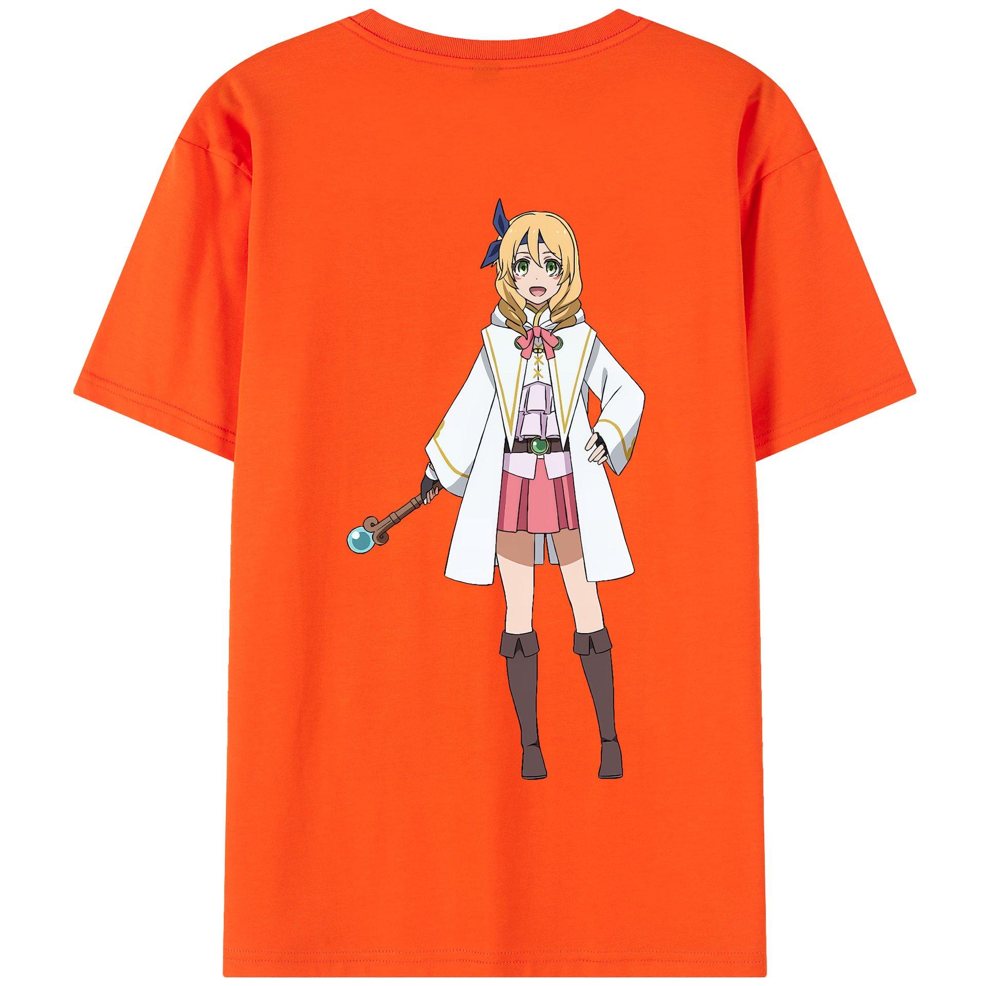 （画像用） 転スラ Regarding Reincarnated to Slime 綿100％半袖Tシャツ（背面プリント）