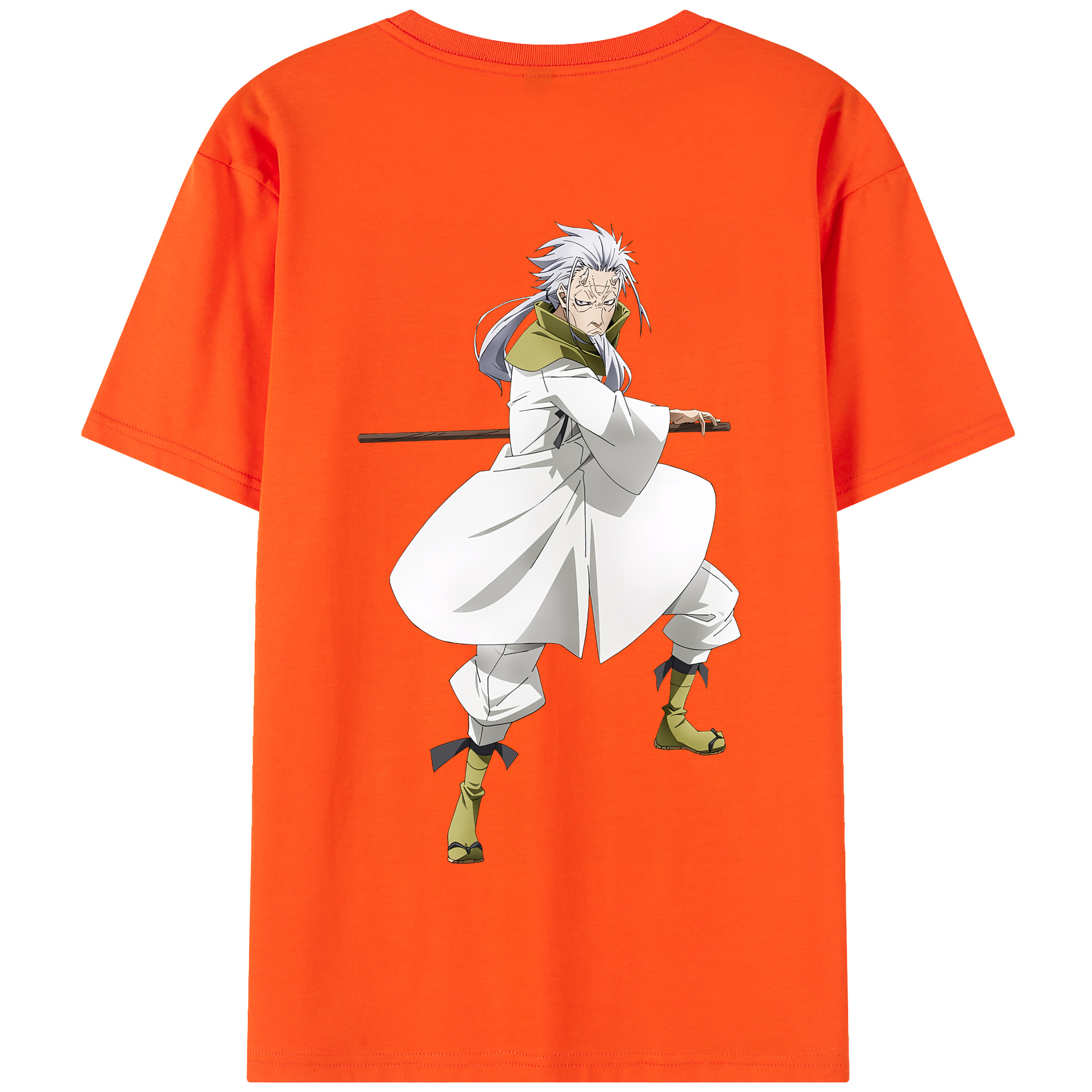 （画像用） 転スラ Regarding Reincarnated to Slime 綿100％半袖Tシャツ（背面プリント）