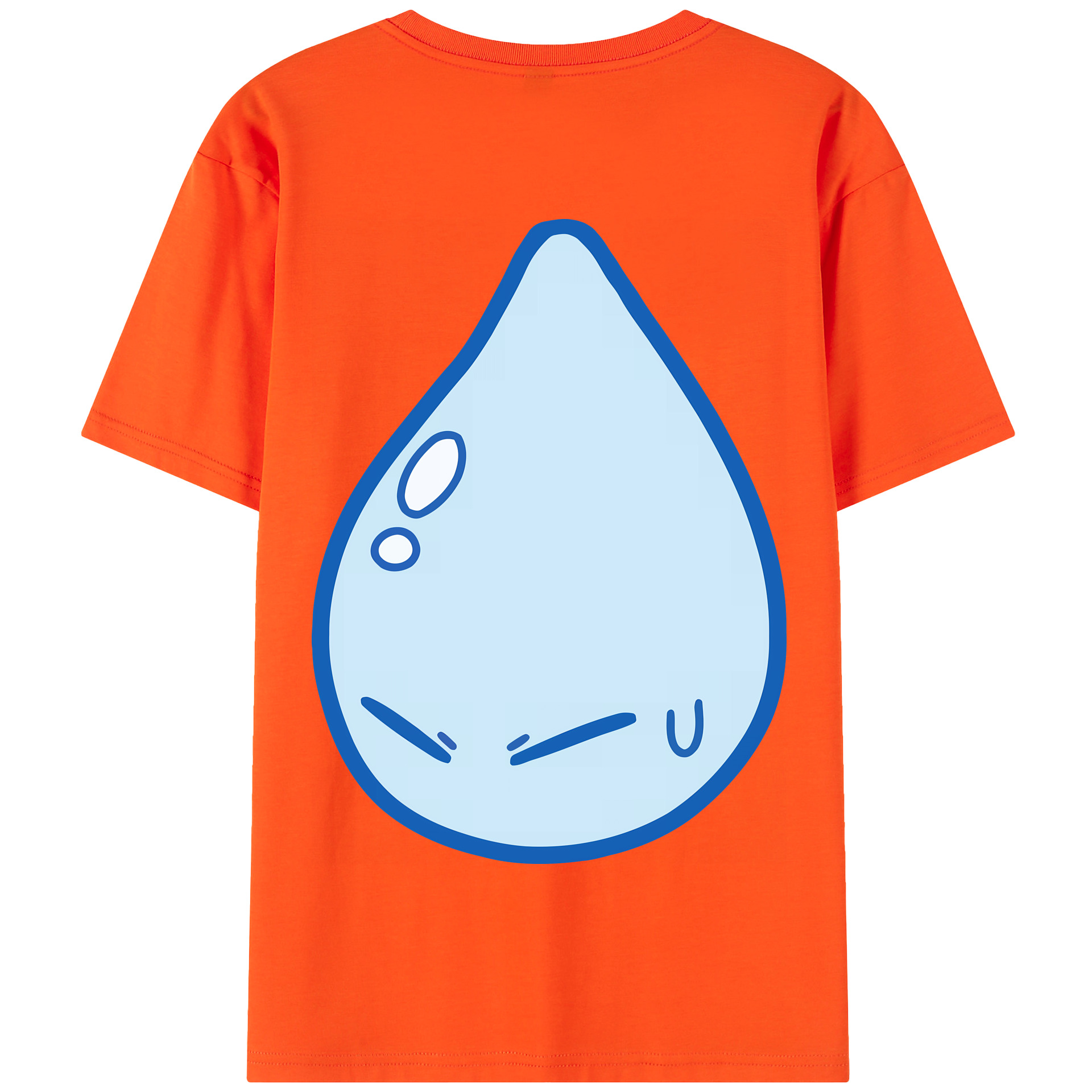 （画像用） 転スラ Regarding Reincarnated to Slime 綿100％半袖Tシャツ（背面プリント）