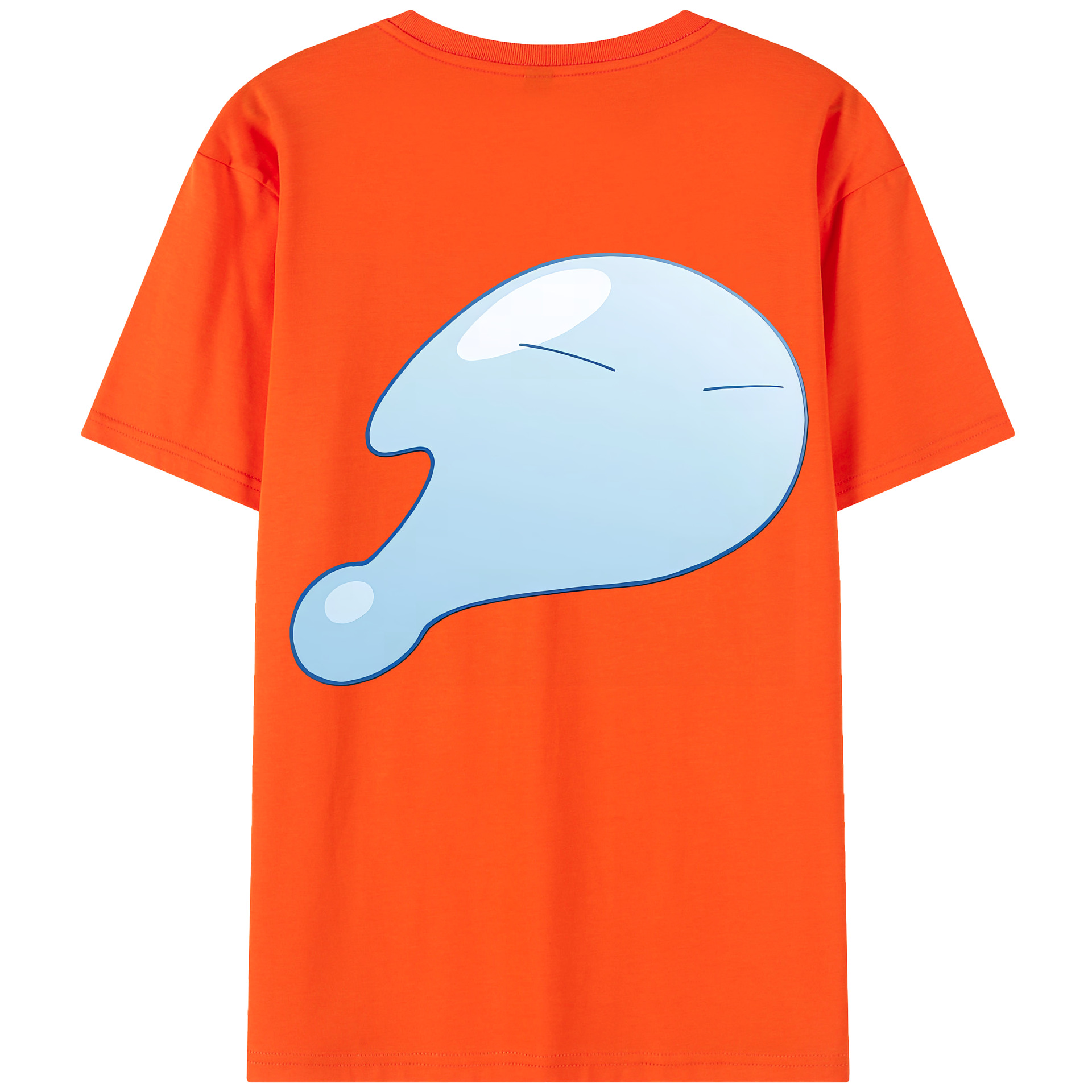 （画像用） 転スラ Regarding Reincarnated to Slime 綿100％半袖Tシャツ（背面プリント）