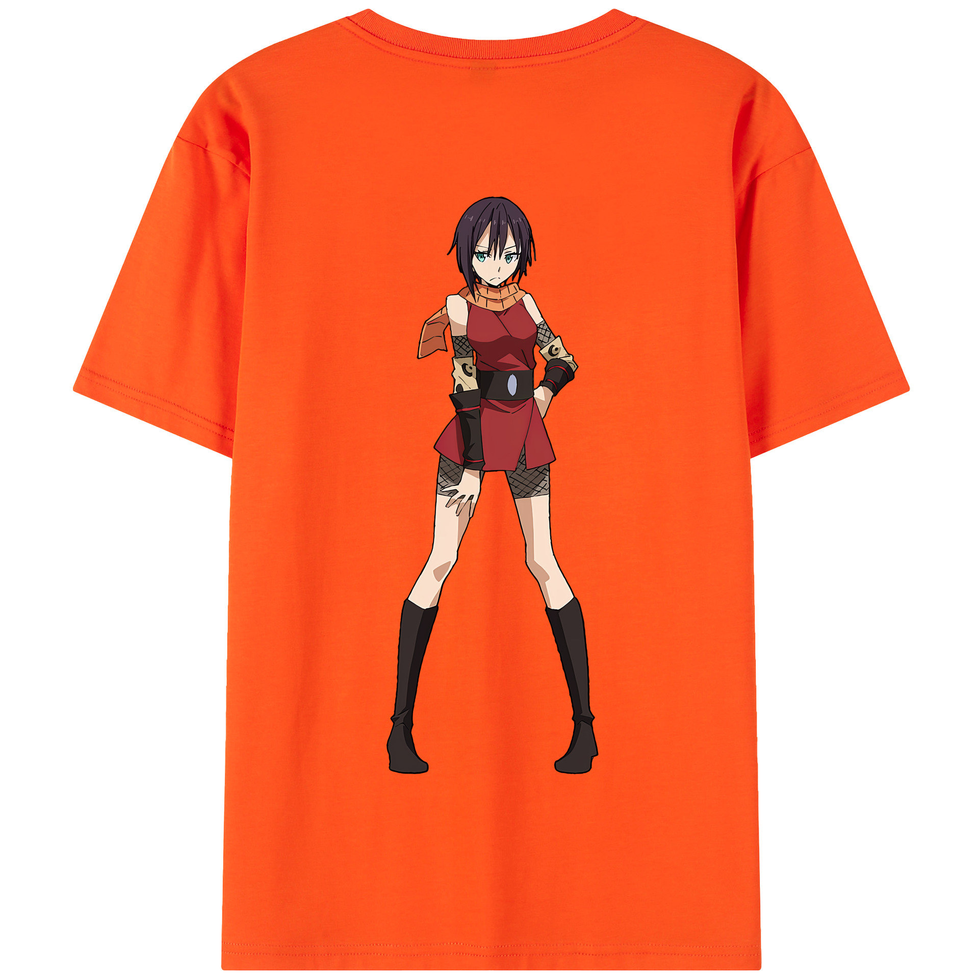 （画像用） 転スラ Regarding Reincarnated to Slime 綿100％半袖Tシャツ（背面プリント）