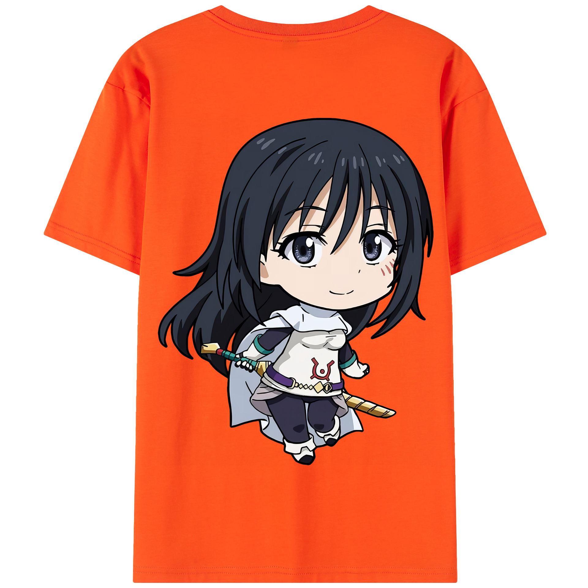 （画像用） 転スラ Regarding Reincarnated to Slime 綿100％半袖Tシャツ（背面プリント）