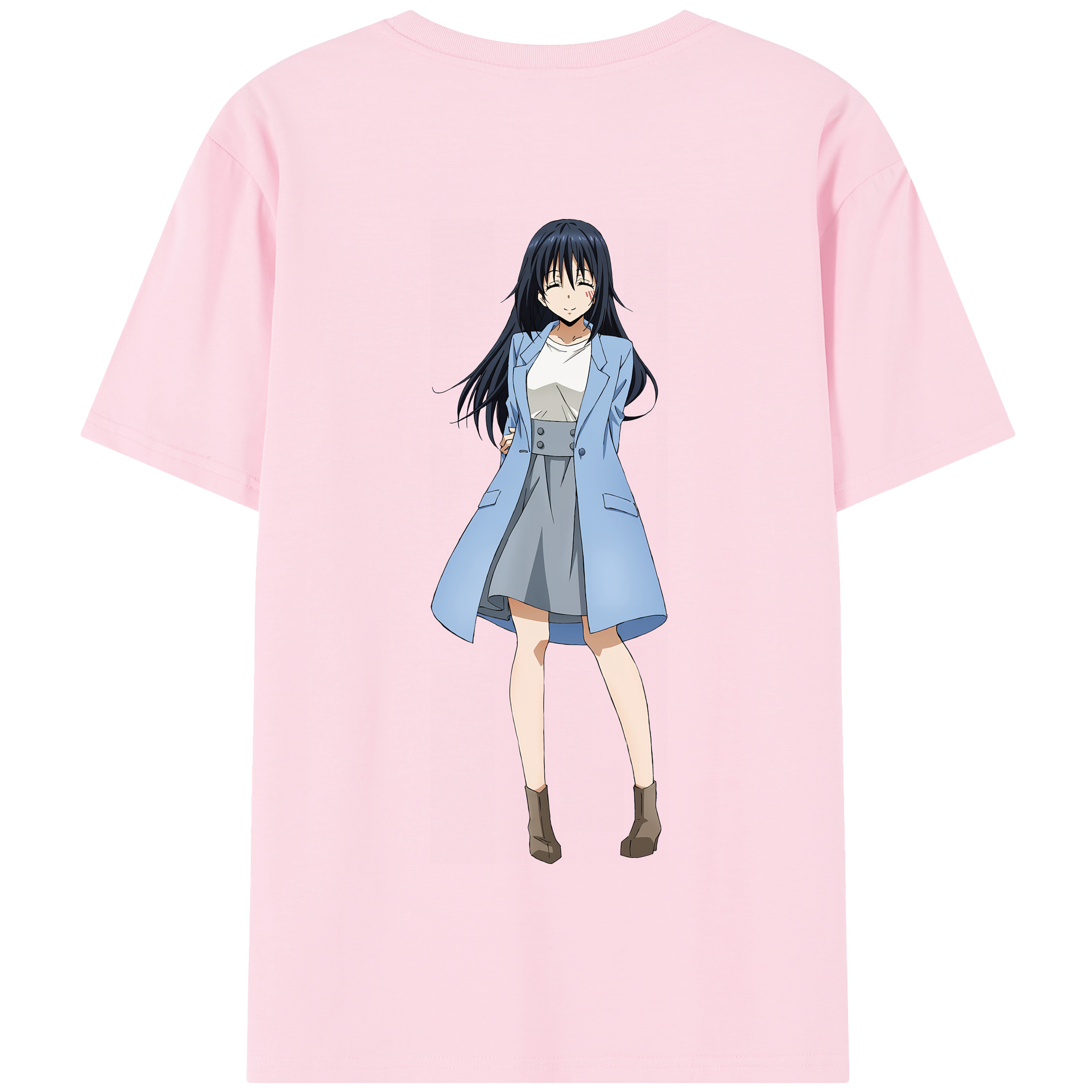（画像用） 転スラ Regarding Reincarnated to Slime 綿100％半袖Tシャツ（背面プリント）