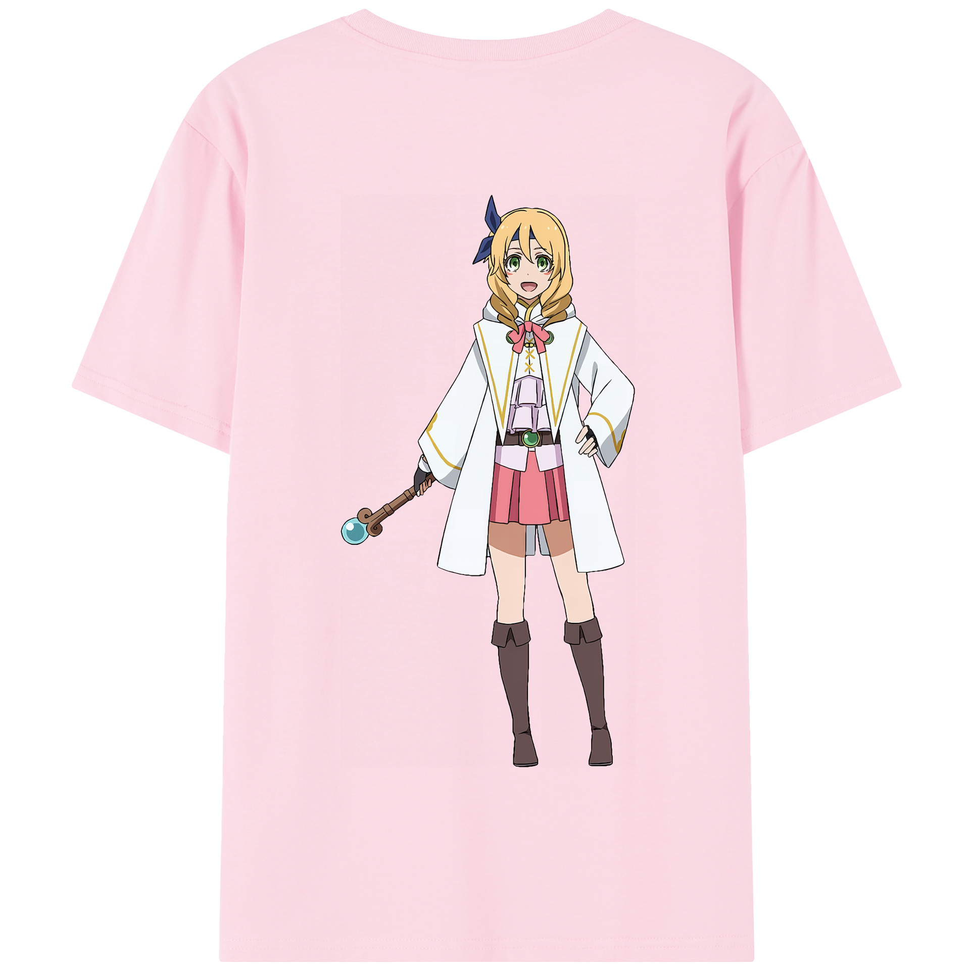 （画像用） 転スラ Regarding Reincarnated to Slime 綿100％半袖Tシャツ（背面プリント）