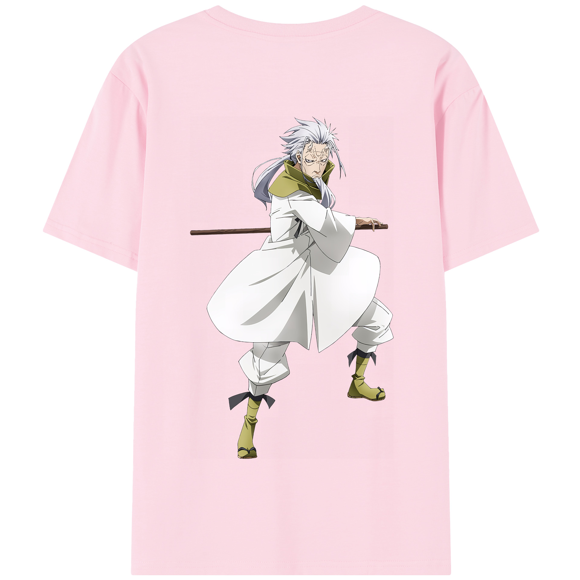 （画像用） 転スラ Regarding Reincarnated to Slime 綿100％半袖Tシャツ（背面プリント）