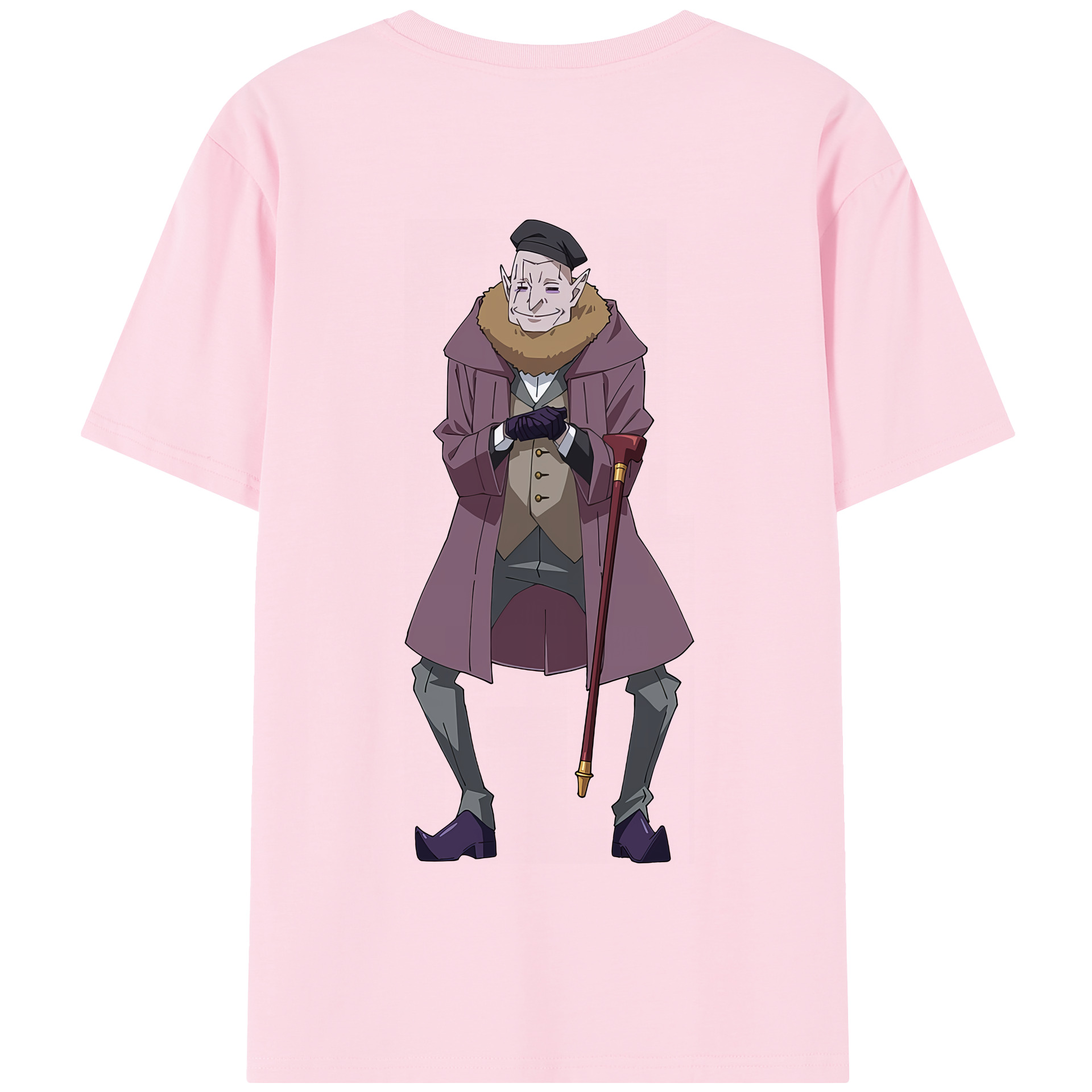 （画像用） 転スラ Regarding Reincarnated to Slime 綿100％半袖Tシャツ（背面プリント）