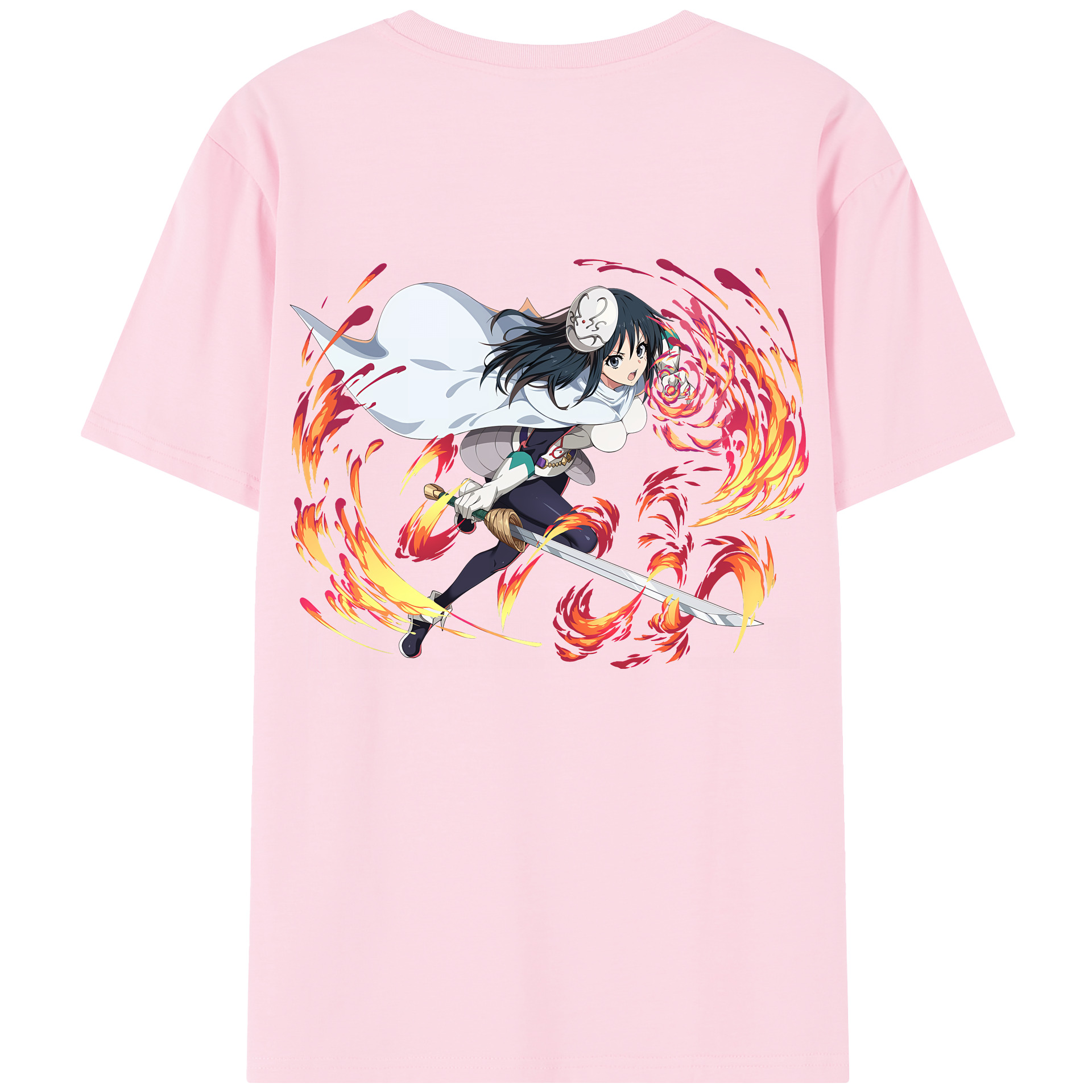（画像用） 転スラ Regarding Reincarnated to Slime 綿100％半袖Tシャツ（背面プリント）