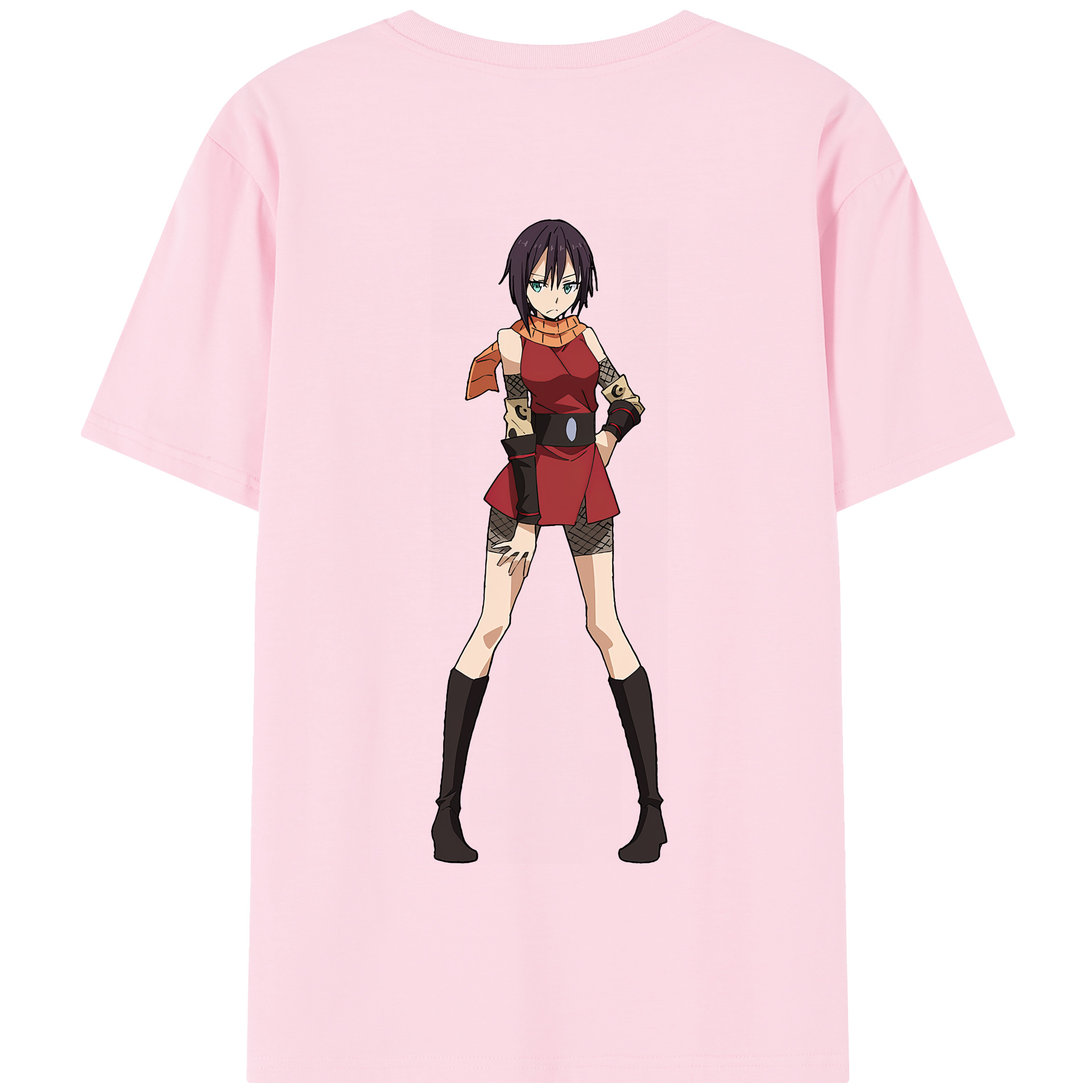 （画像用） 転スラ Regarding Reincarnated to Slime 綿100％半袖Tシャツ（背面プリント）