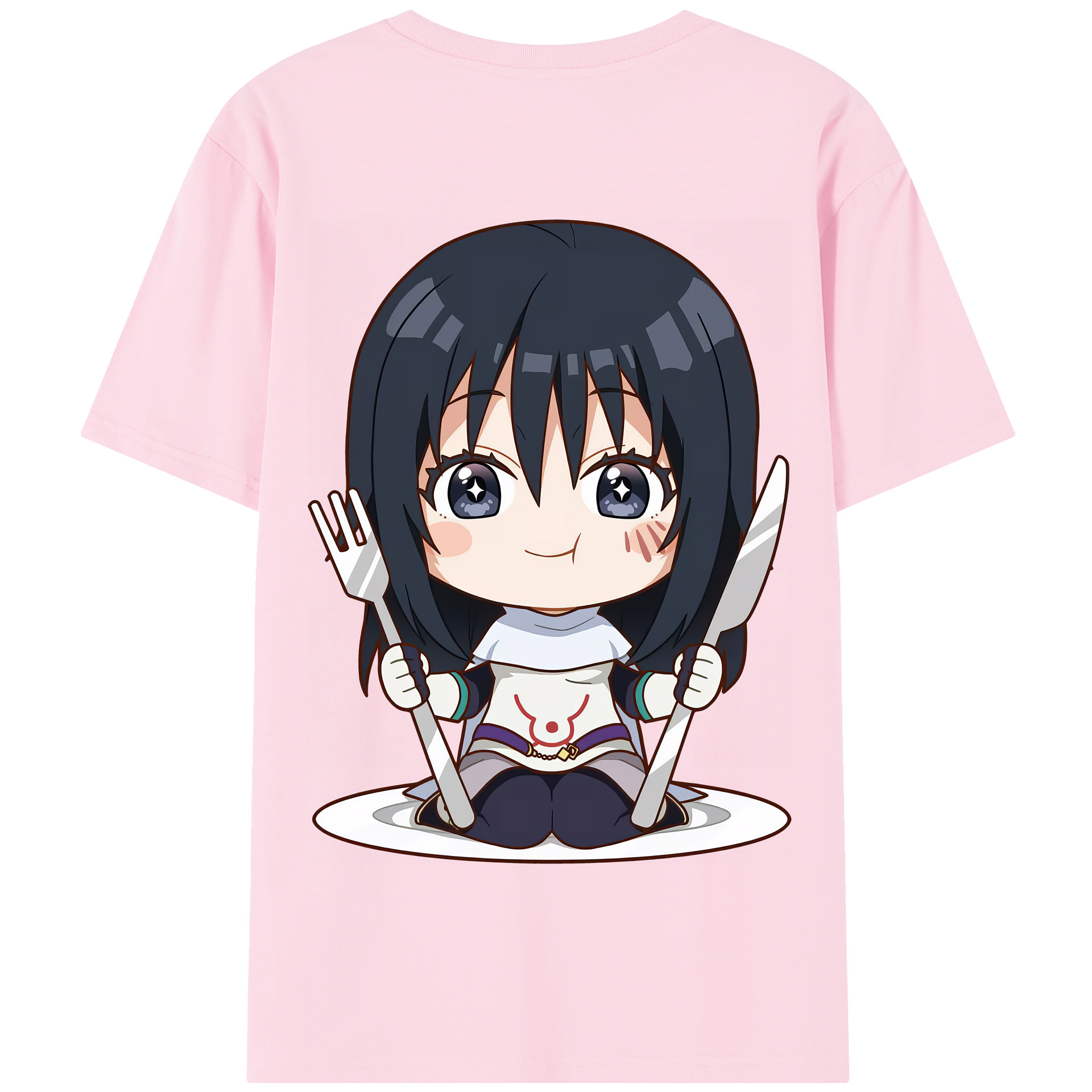 （画像用） 転スラ Regarding Reincarnated to Slime 綿100％半袖Tシャツ（背面プリント）
