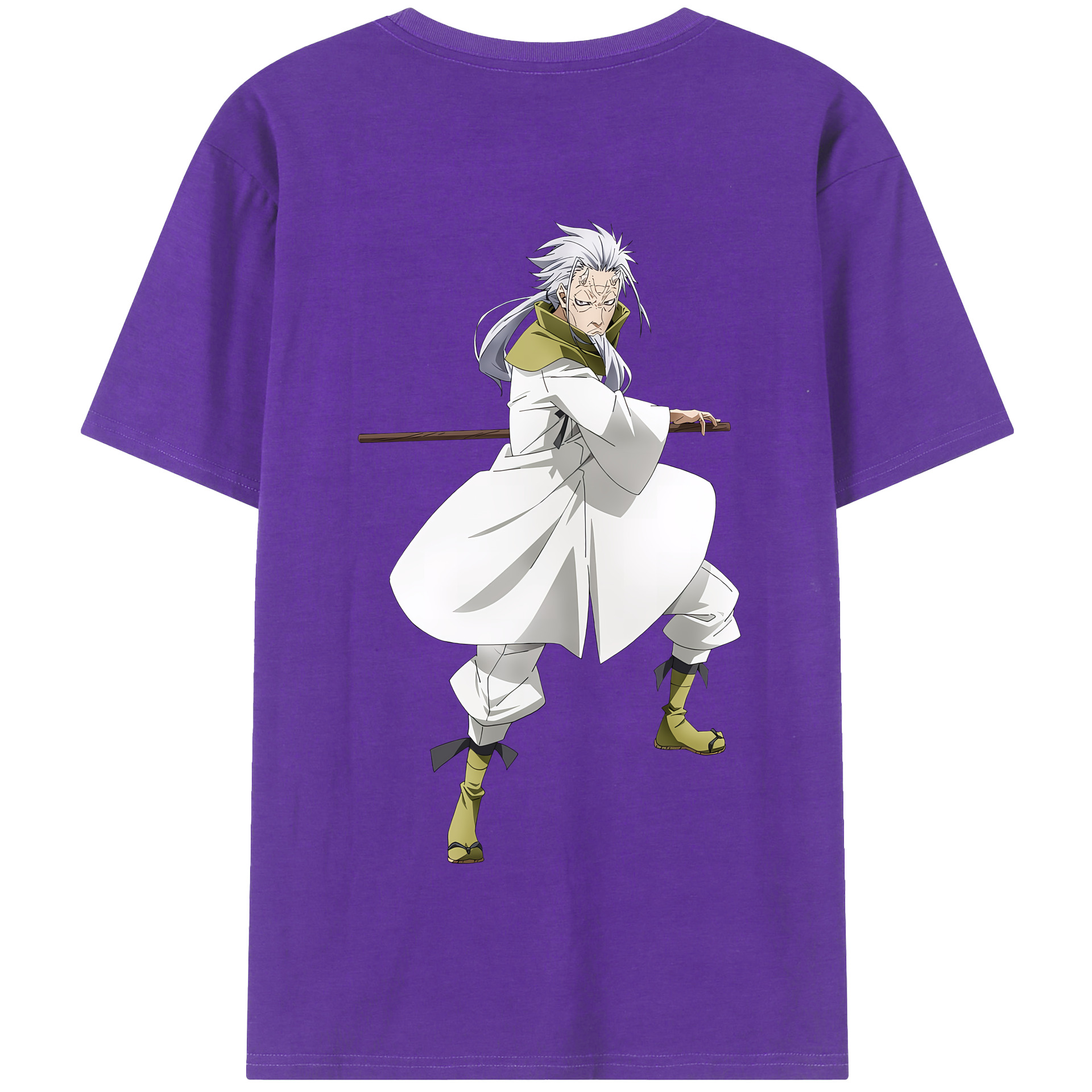 （画像用） 転スラ Regarding Reincarnated to Slime 綿100％半袖Tシャツ（背面プリント）