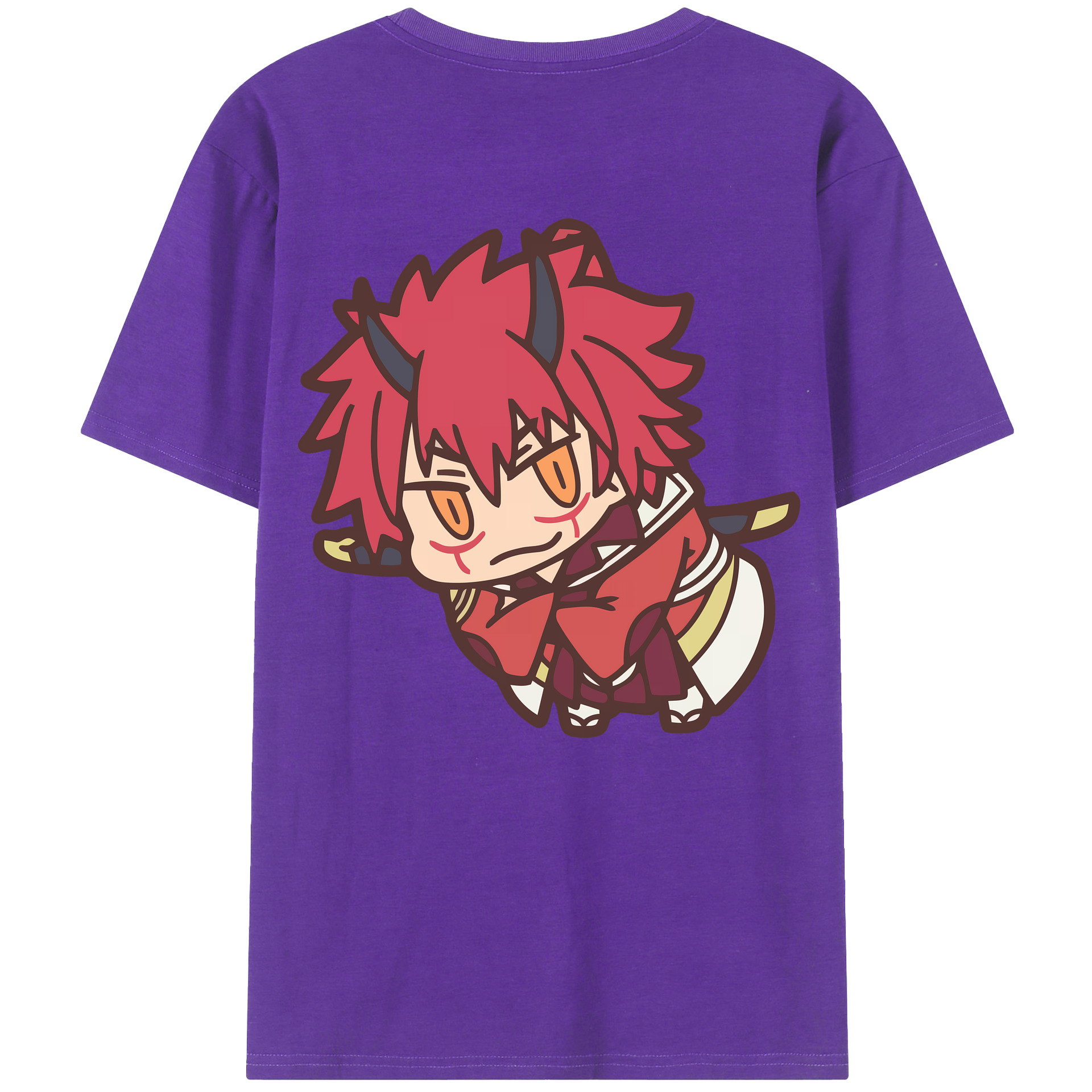（画像用） 転スラ Regarding Reincarnated to Slime 綿100％半袖Tシャツ（背面プリント）