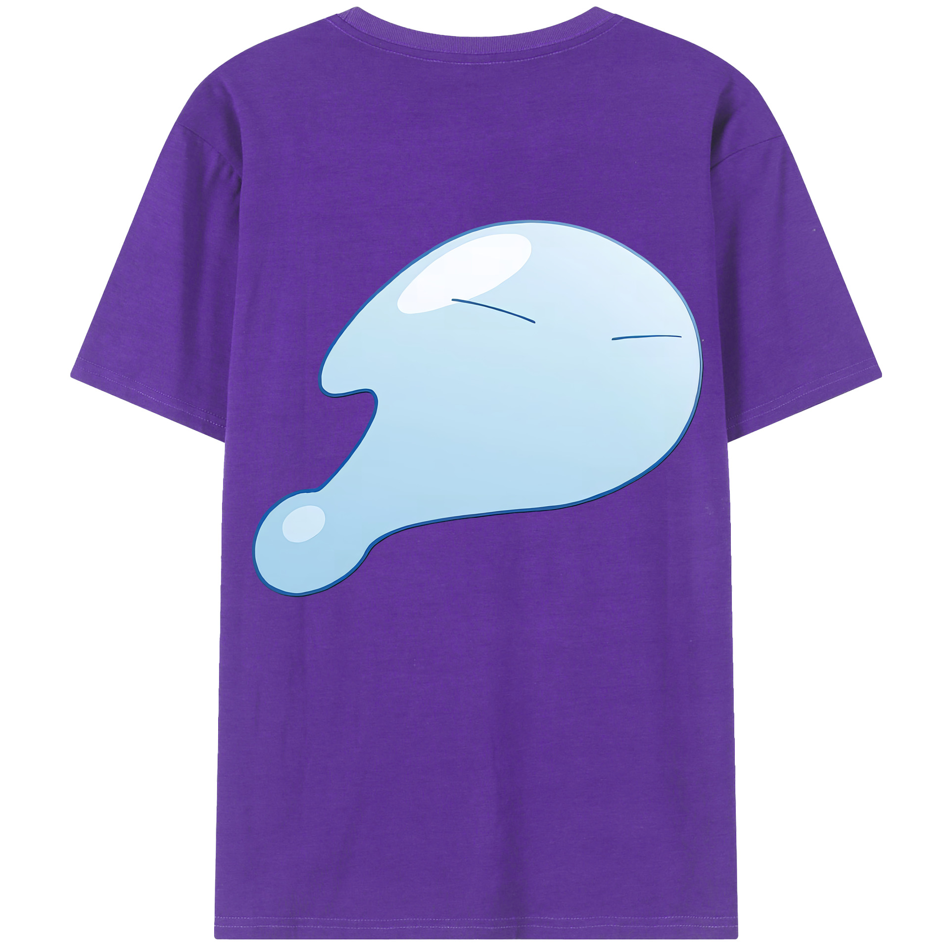 （画像用） 転スラ Regarding Reincarnated to Slime 綿100％半袖Tシャツ（背面プリント）