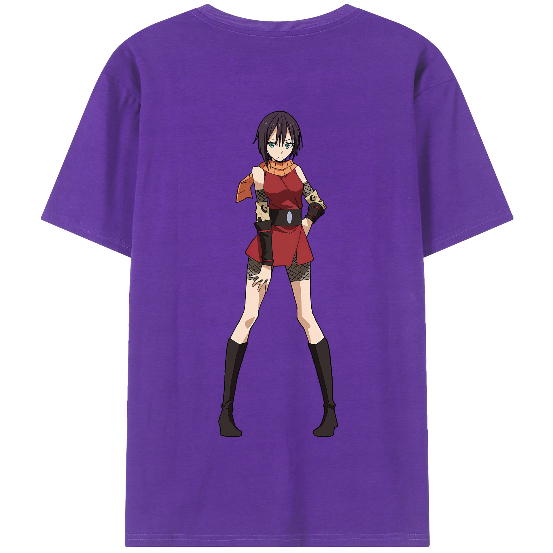 （画像用） 転スラ Regarding Reincarnated to Slime 綿100％半袖Tシャツ（背面プリント）