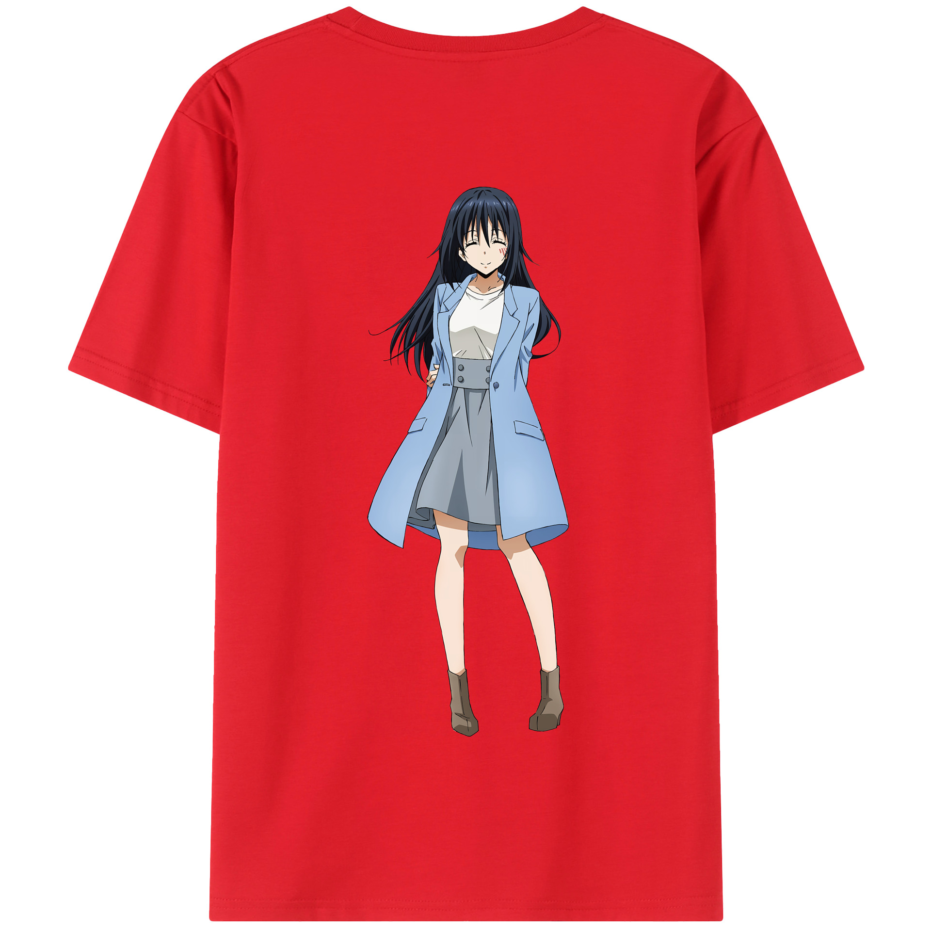 （画像用） 転スラ Regarding Reincarnated to Slime 綿100％半袖Tシャツ（背面プリント）