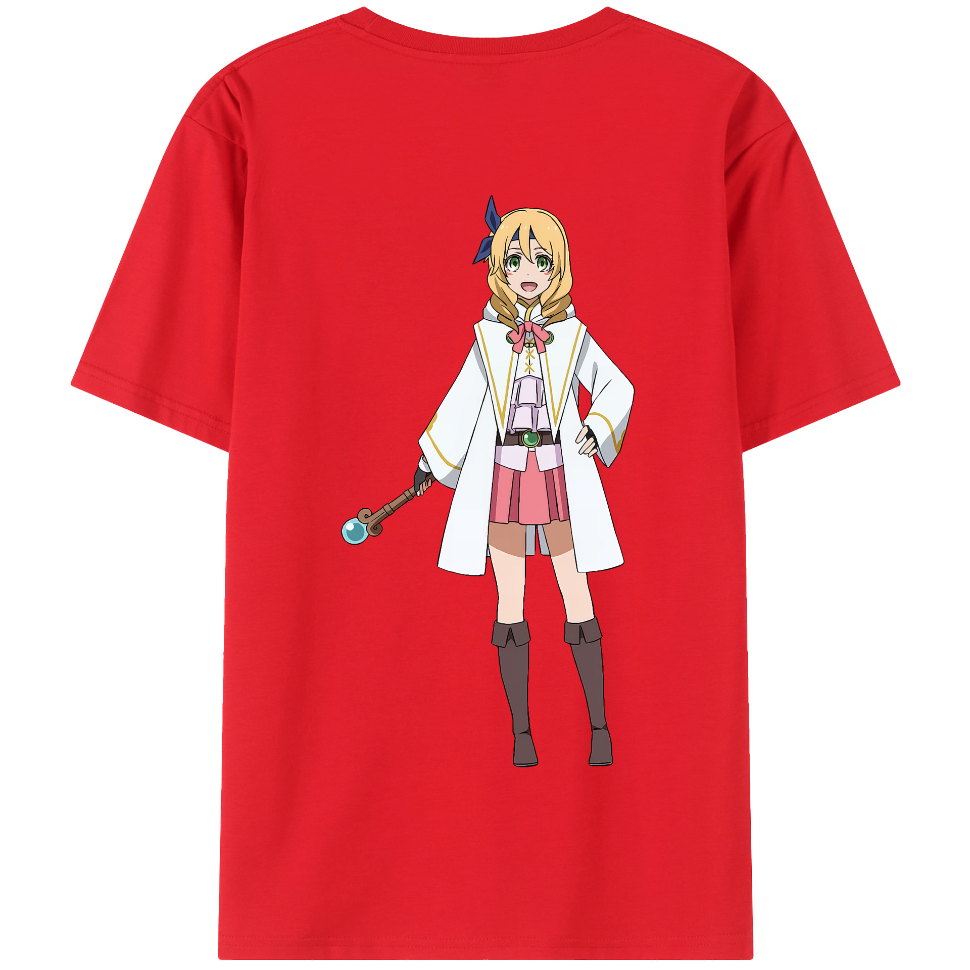 （画像用） 転スラ Regarding Reincarnated to Slime 綿100％半袖Tシャツ（背面プリント）