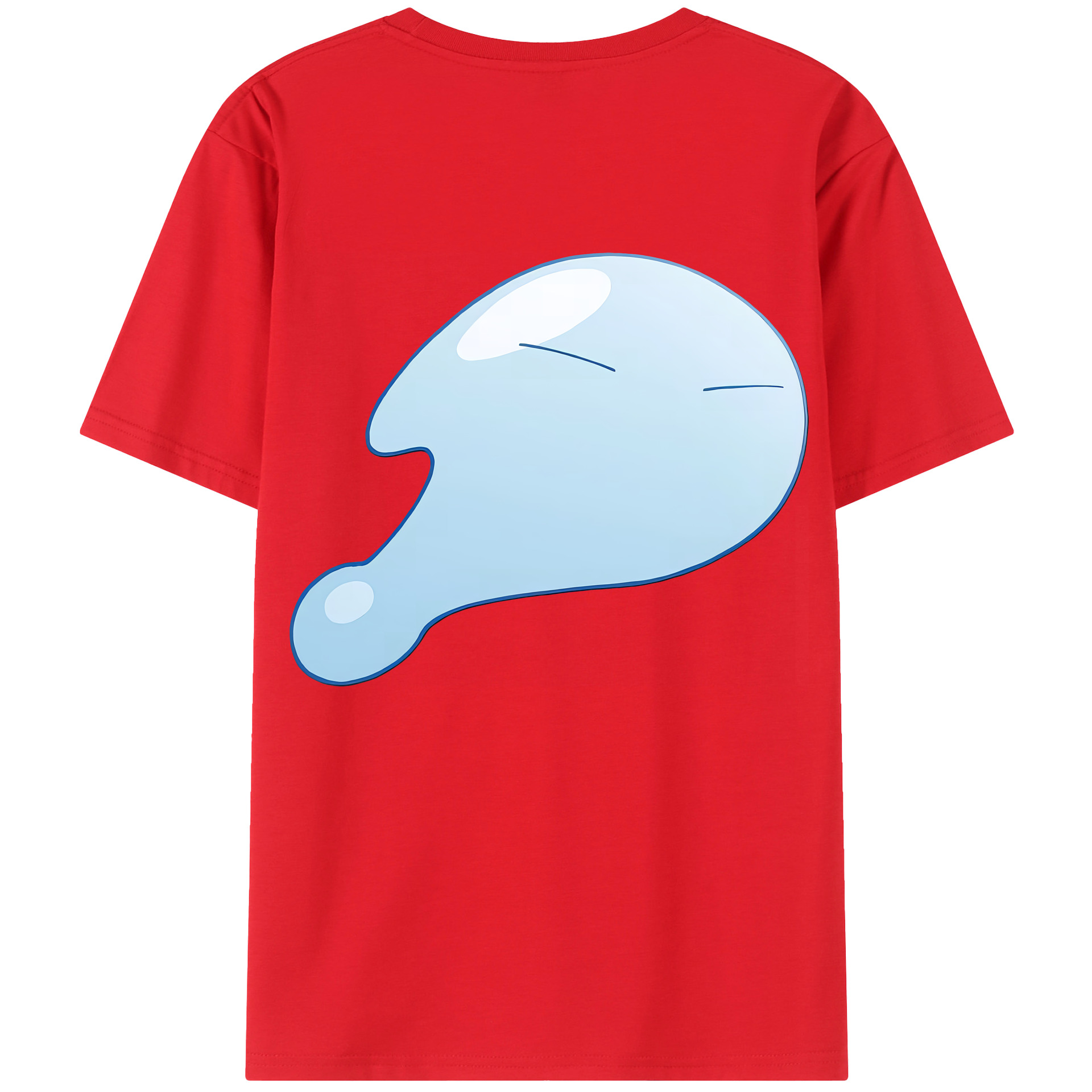 （画像用） 転スラ Regarding Reincarnated to Slime 綿100％半袖Tシャツ（背面プリント）