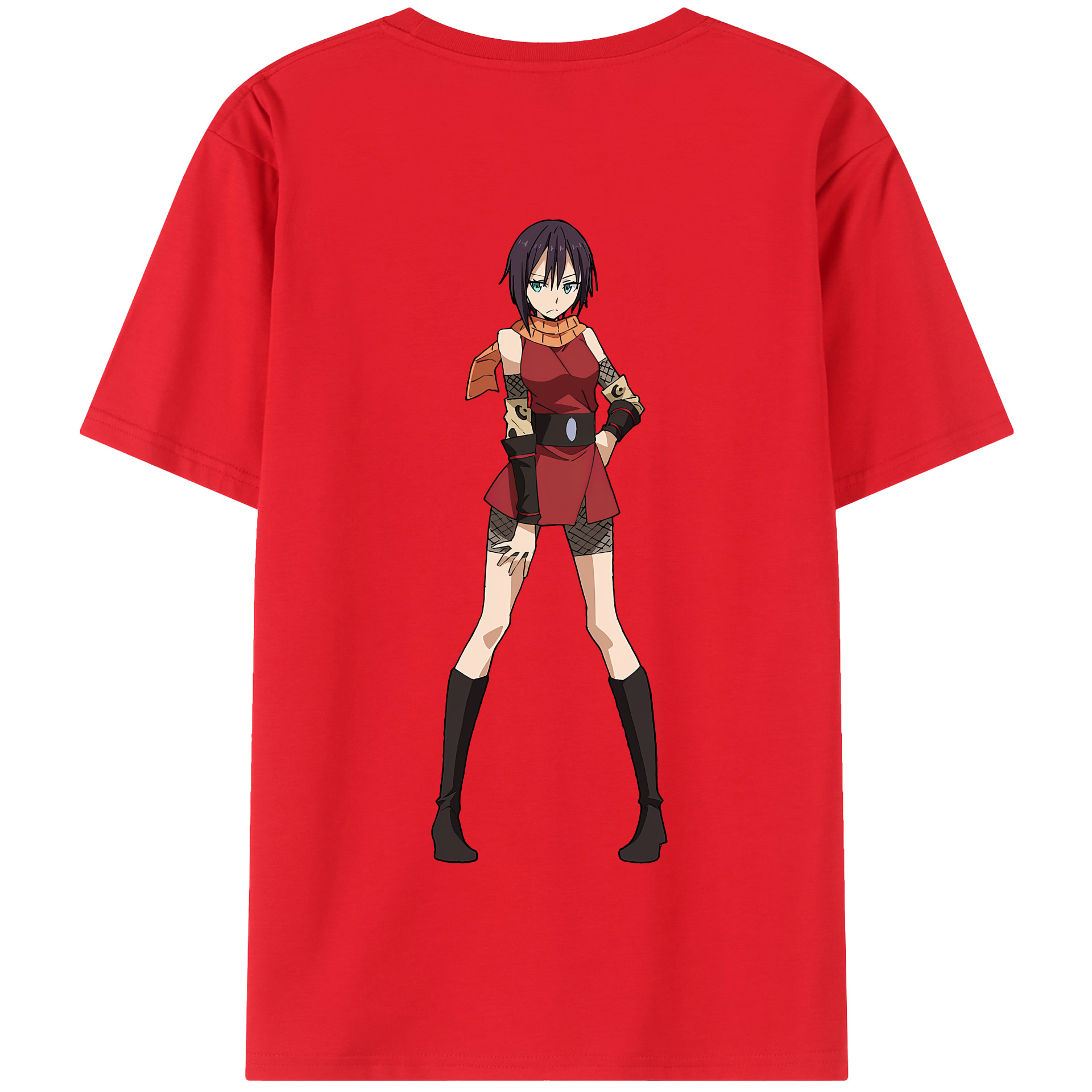 （画像用） 転スラ Regarding Reincarnated to Slime 綿100％半袖Tシャツ（背面プリント）