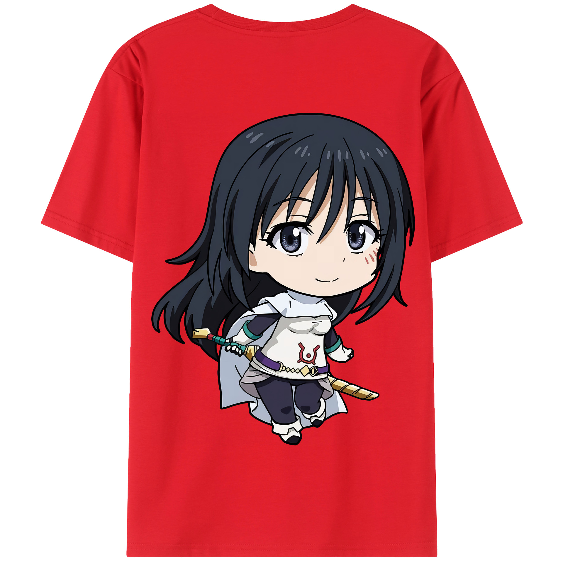 （画像用） 転スラ Regarding Reincarnated to Slime 綿100％半袖Tシャツ（背面プリント）