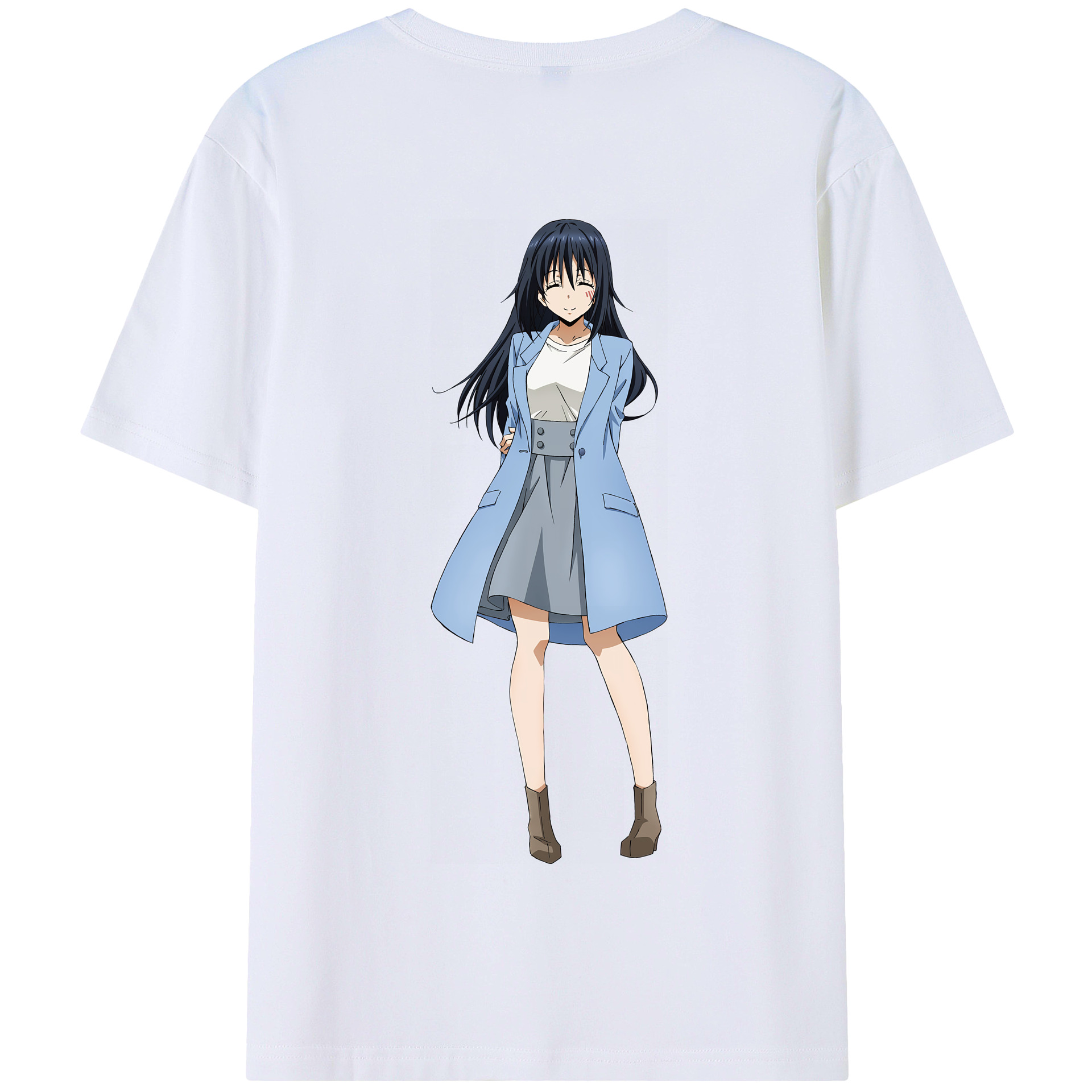 （画像用） 転スラ Regarding Reincarnated to Slime 綿100％半袖Tシャツ（背面プリント）