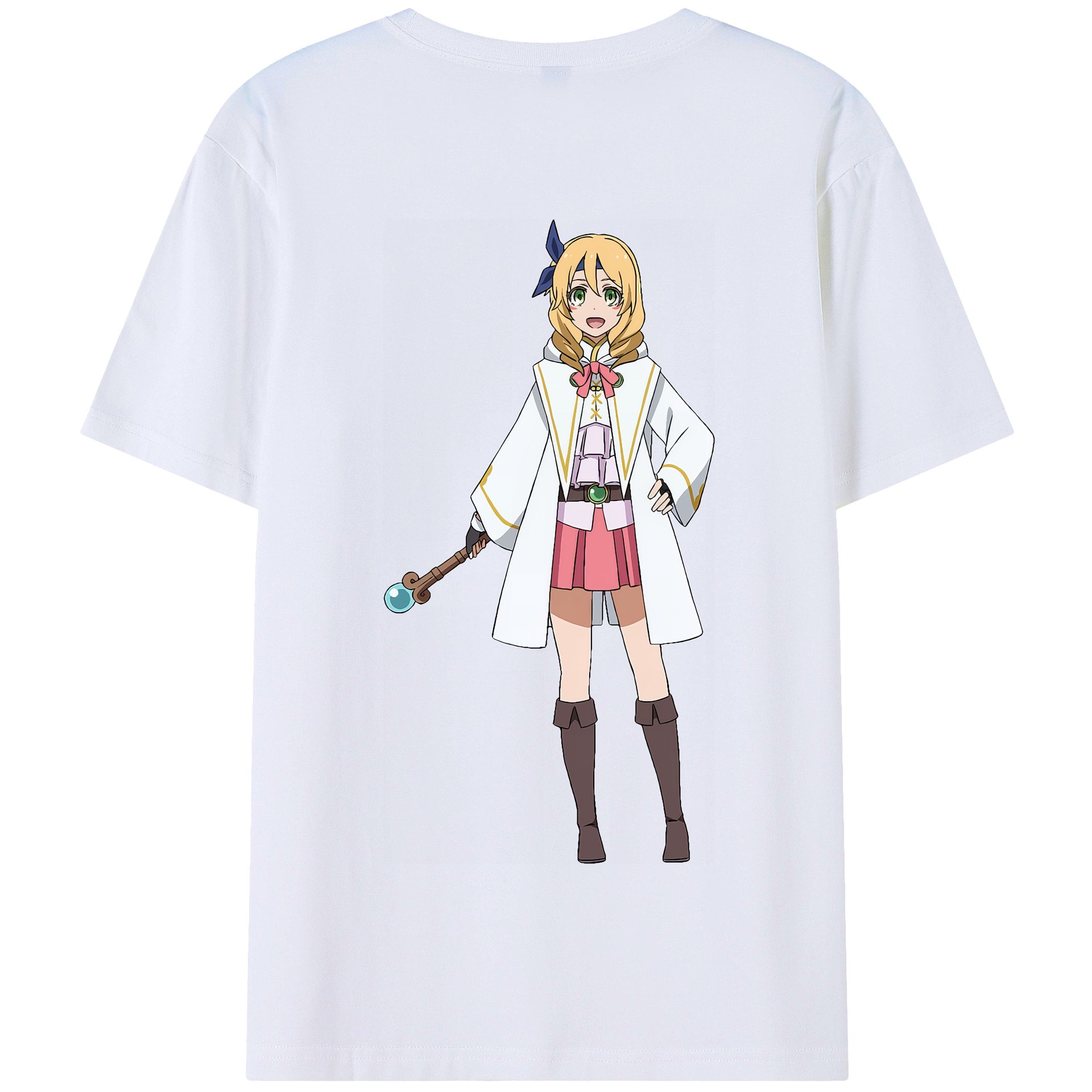 （画像用） 転スラ Regarding Reincarnated to Slime 綿100％半袖Tシャツ（背面プリント）
