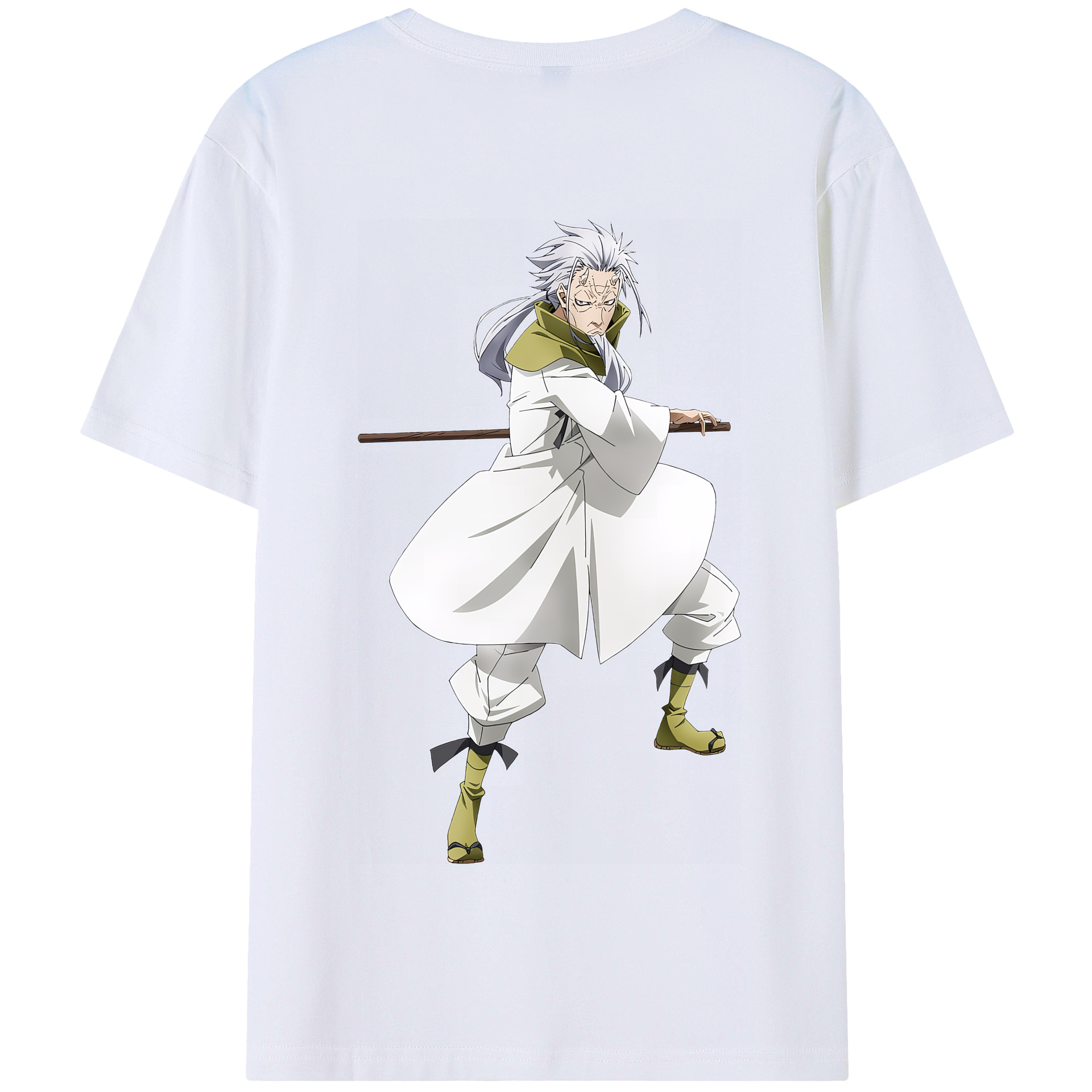 （画像用） 転スラ Regarding Reincarnated to Slime 綿100％半袖Tシャツ（背面プリント）