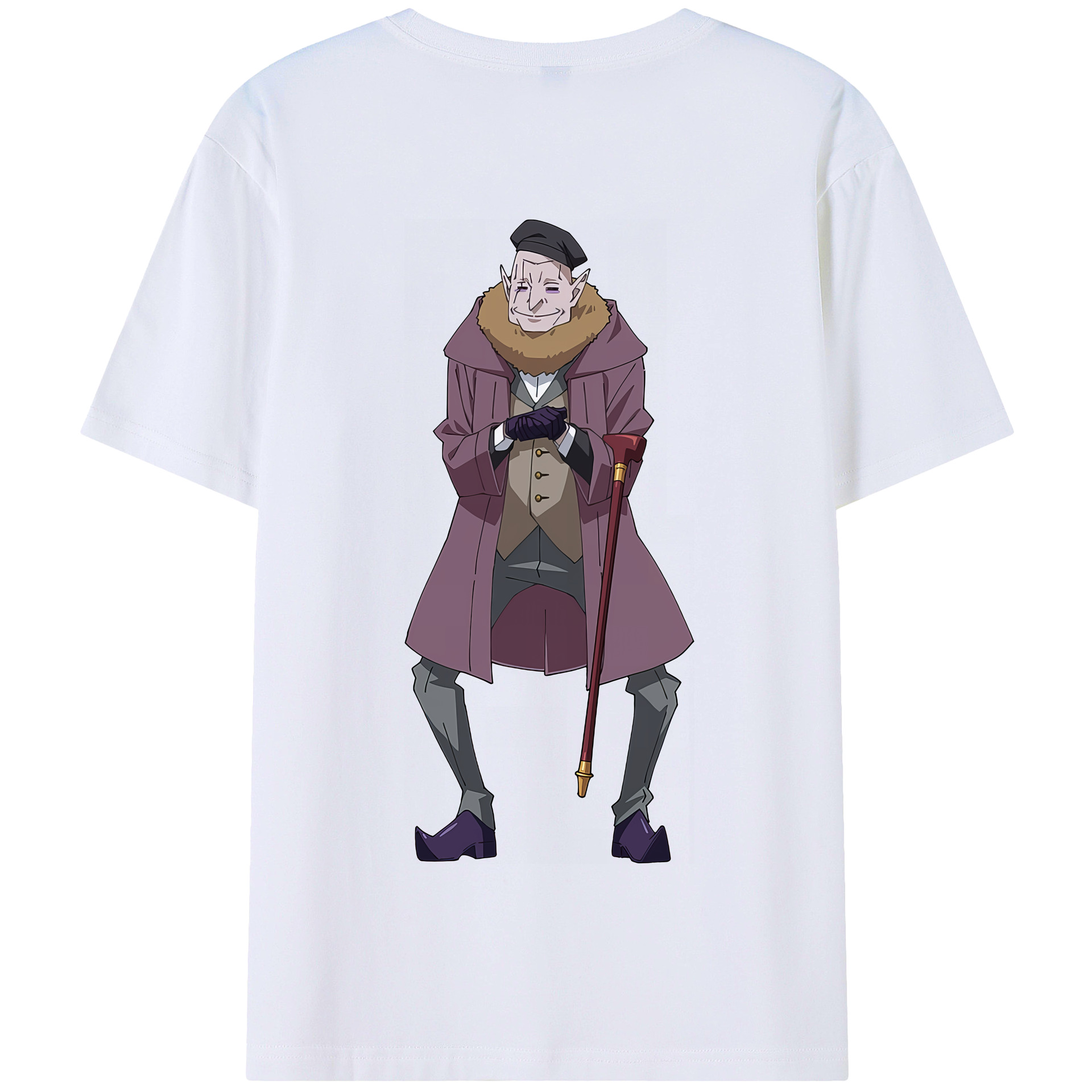 （画像用） 転スラ Regarding Reincarnated to Slime 綿100％半袖Tシャツ（背面プリント）