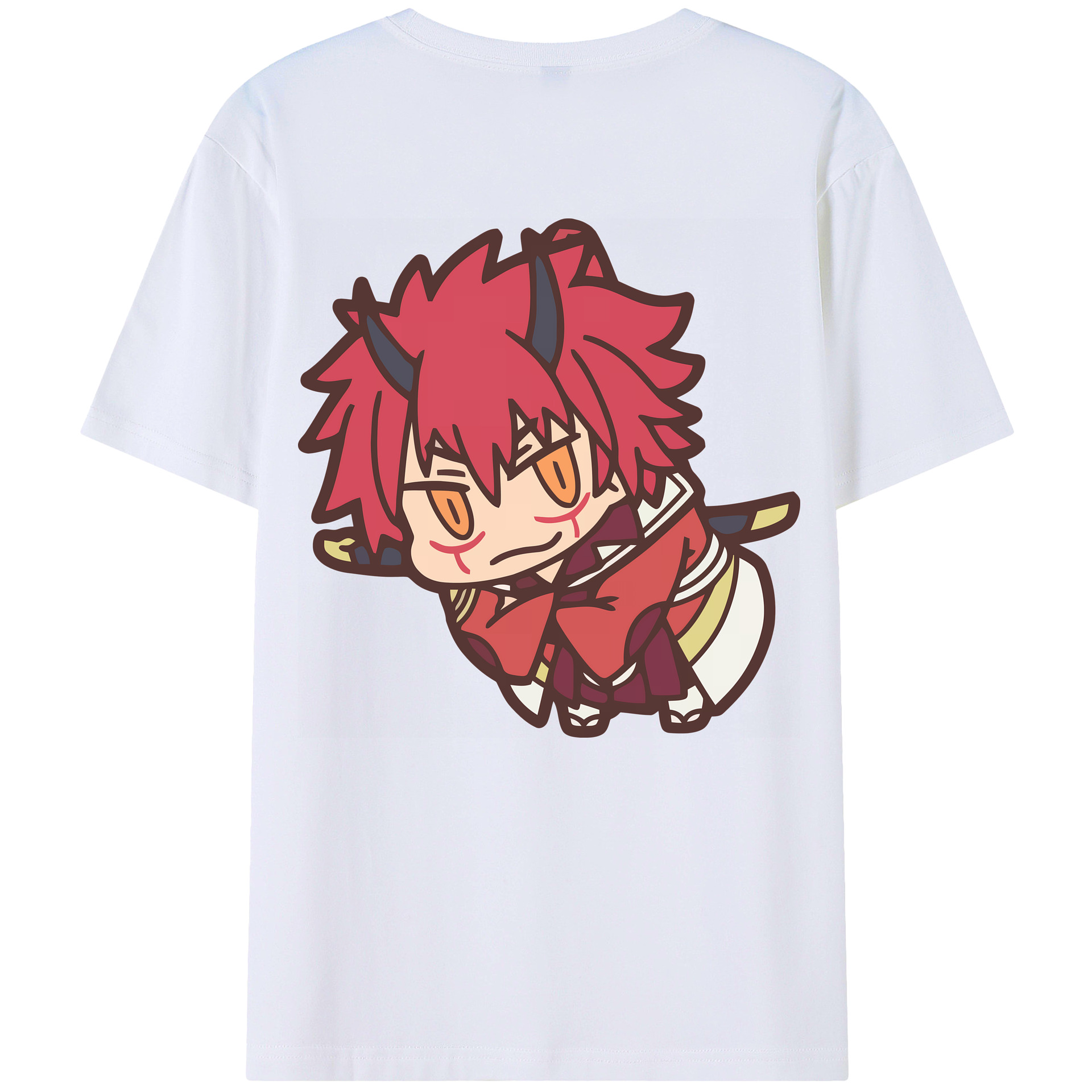 （画像用） 転スラ Regarding Reincarnated to Slime 綿100％半袖Tシャツ（背面プリント）