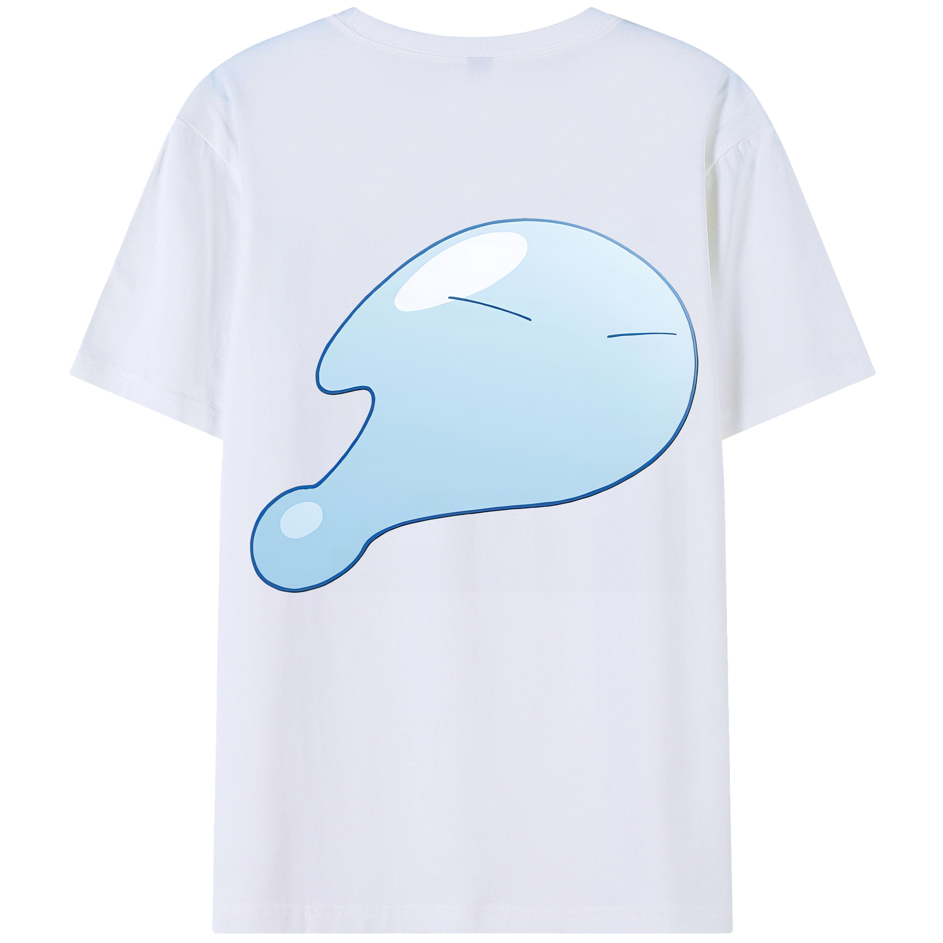 （画像用） 転スラ Regarding Reincarnated to Slime 綿100％半袖Tシャツ（背面プリント）