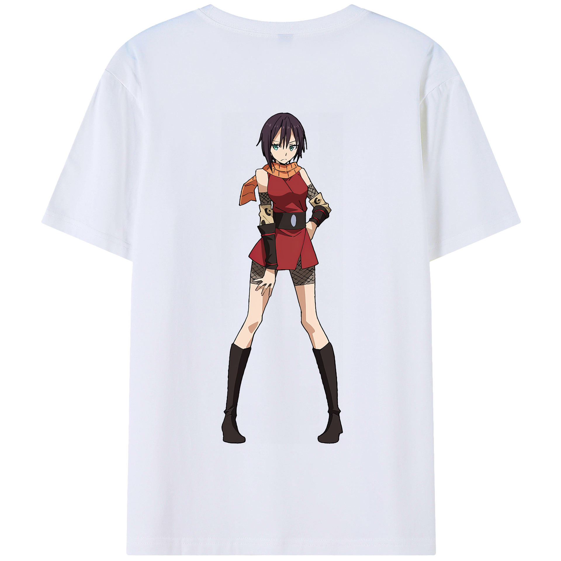 （画像用） 転スラ Regarding Reincarnated to Slime 綿100％半袖Tシャツ（背面プリント）