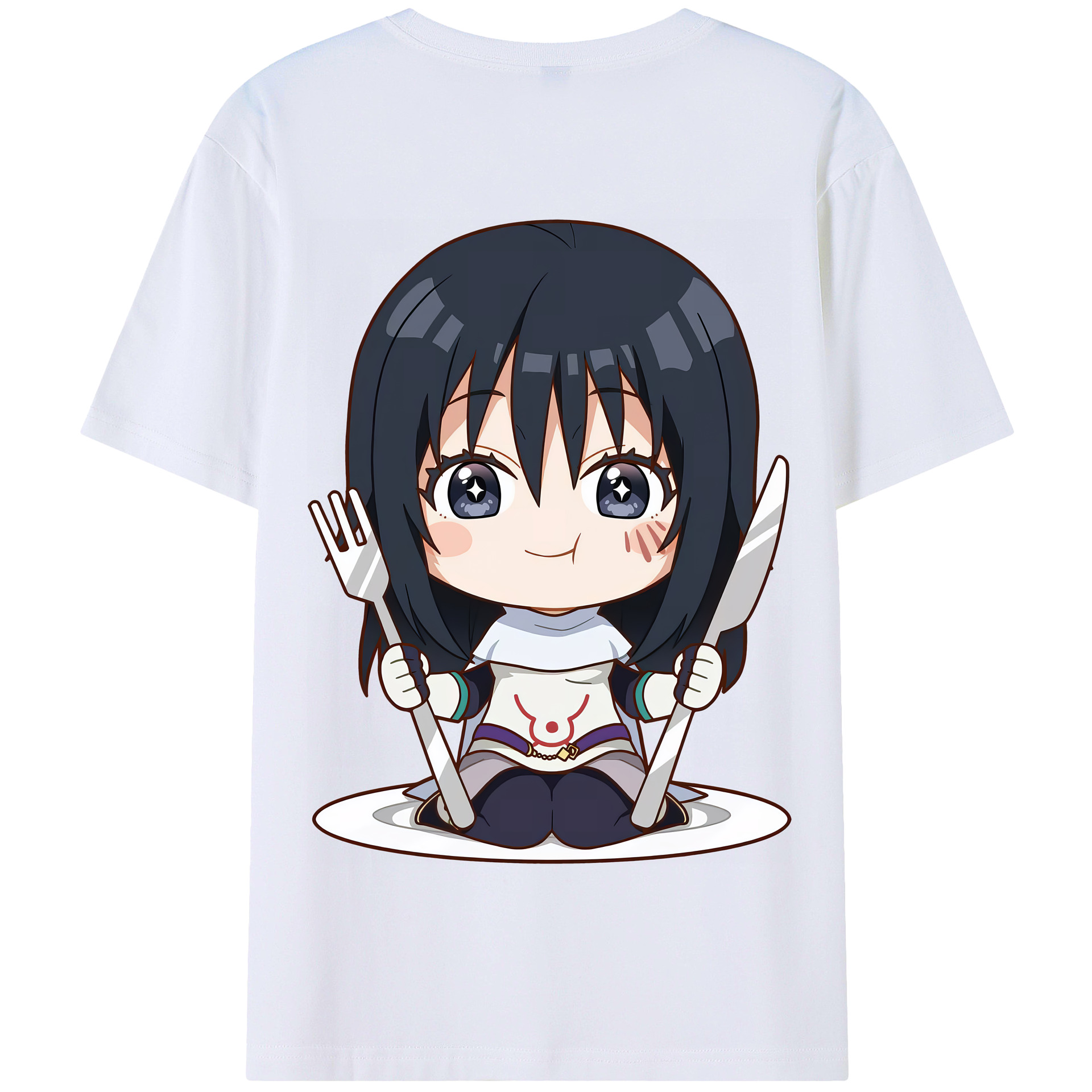 （画像用） 転スラ Regarding Reincarnated to Slime 綿100％半袖Tシャツ（背面プリント）